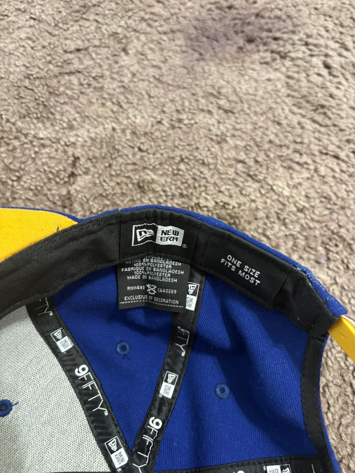 New Era Golden State Warriors snapback hat Size ONE SIZE - 4 Thumbnail