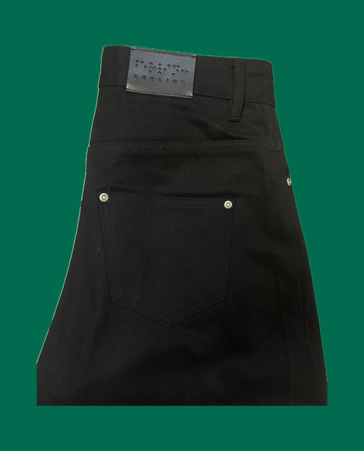Other Berlinc 14oz Black Raw Selvedge Baggy Denim Size US 30 / EU 46 - 2 Thumbnail