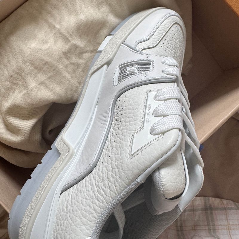 Louis Vuitton Louis Vuitton Trainer Low-Top Sneakers in White -2508 Size US 7.5 / EU 40-41 - 6 Thumbnail