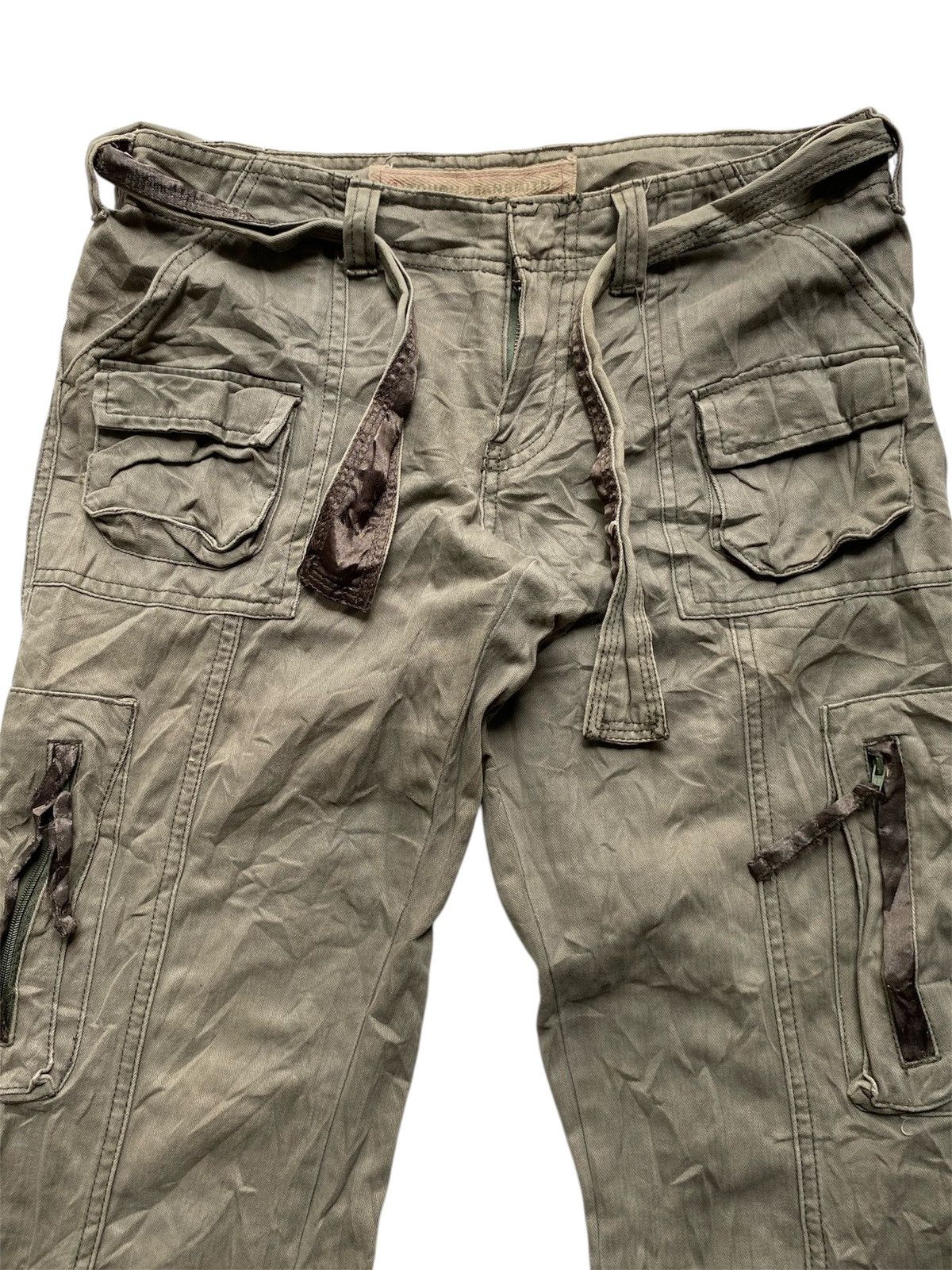 GOA Tough jean smith flared goa style cargo pants Size US 30 / EU 46 - 4 Thumbnail