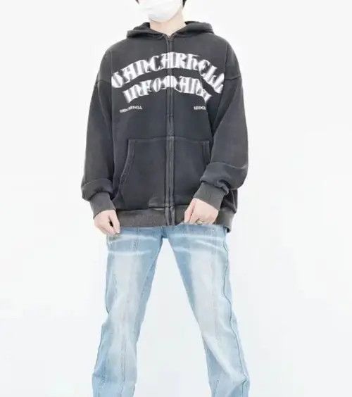 Japanese Brand Hoodie Grunge Emo Zip Up Graphic Hoodies Size US M / EU 48-50 / 2 - 4 Thumbnail