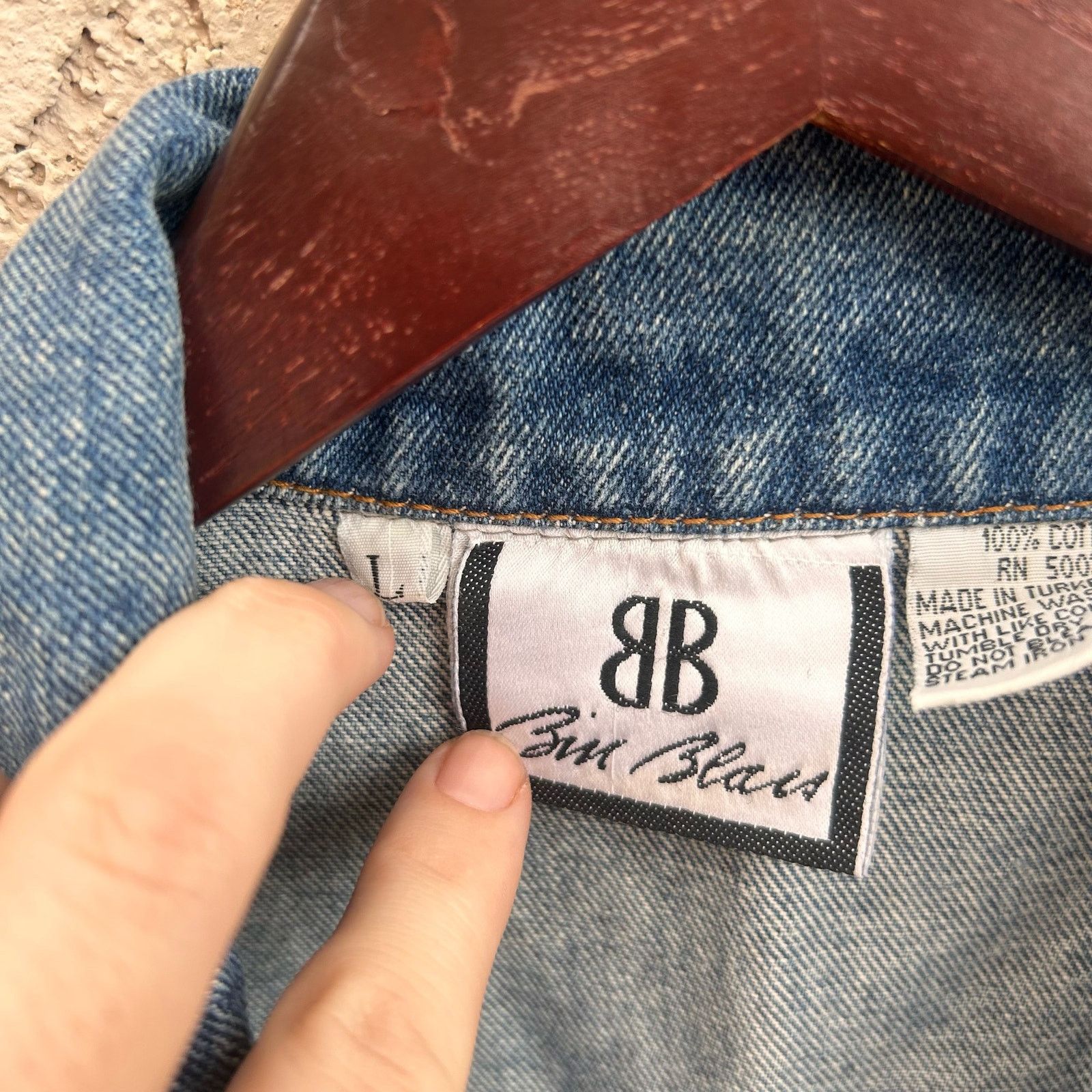 Bill Blass Vintage Bill Blass Denim Vest Womens L Size L / US 10 / IT 46 - 4 Thumbnail
