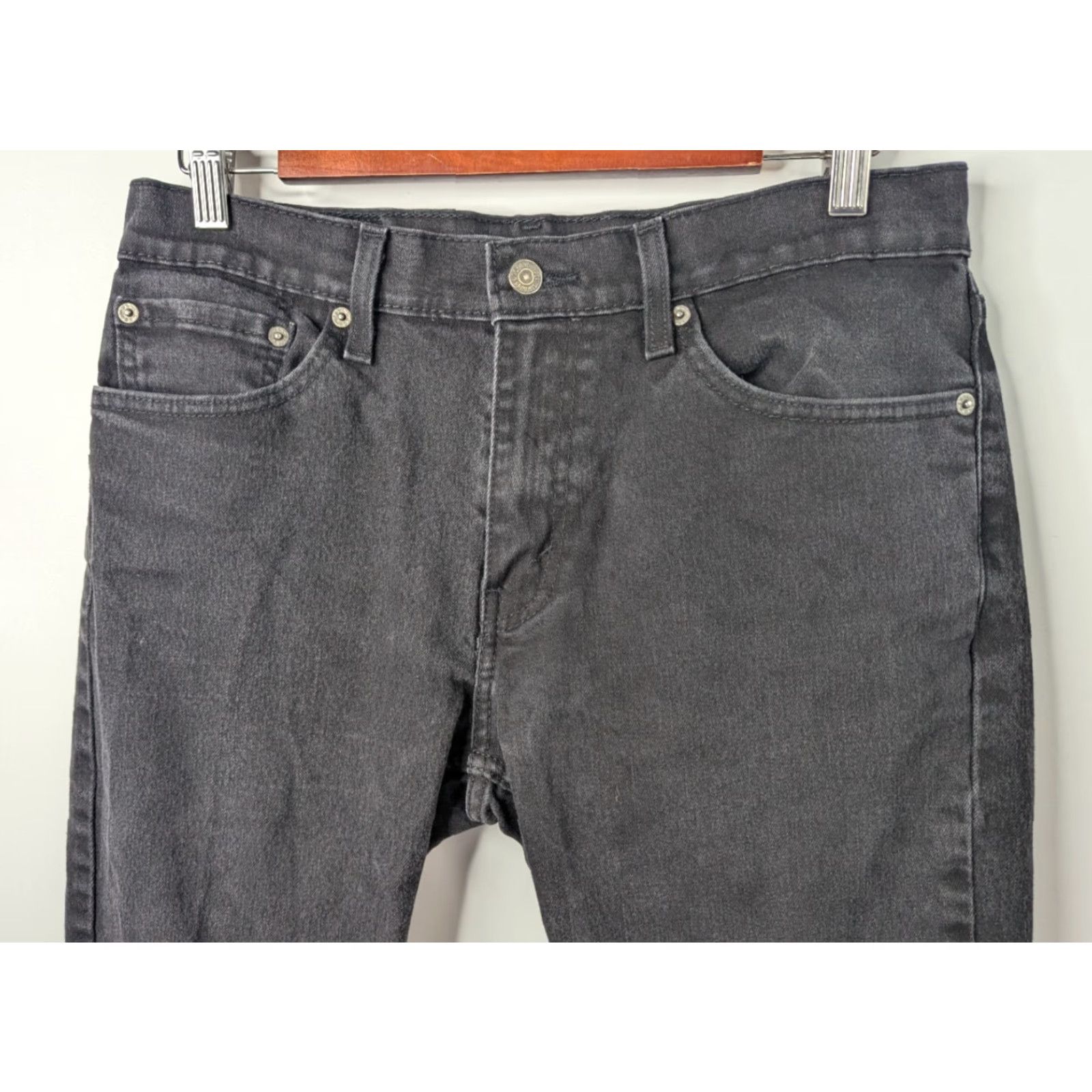 Levi's Levi's 511 Jeans Mens 32x30 Black Slim Straight Stretch Denim Pants Casual Norm Size US 32 / EU 48 - 3 Thumbnail