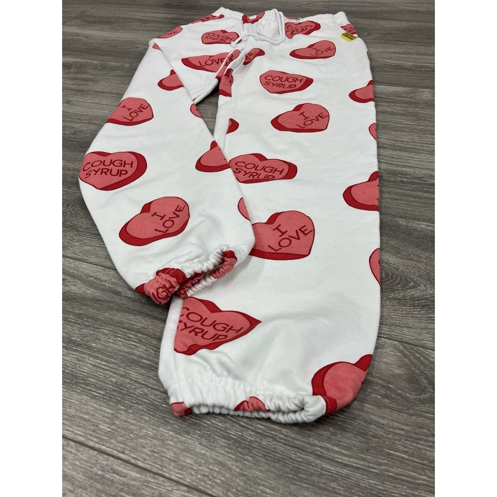 Awful Lot of Cough Syrup Awful Lot Of Cough Syrup Sweatpants ' Valentines ' RARE! NEW Size US 35 - 4 Thumbnail
