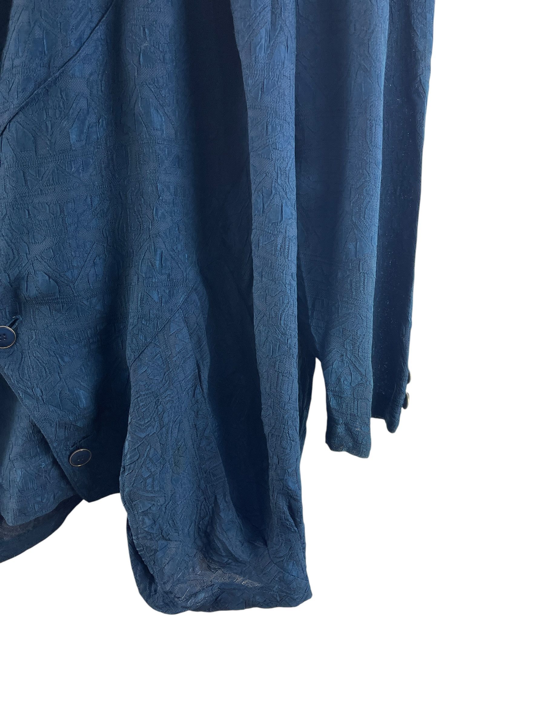 Japanese Brand Vintage Arrston Volaju by Kohshin Satoh Wrap Jacket Teal Size US L / EU 52-54 / 3 - 13 Thumbnail