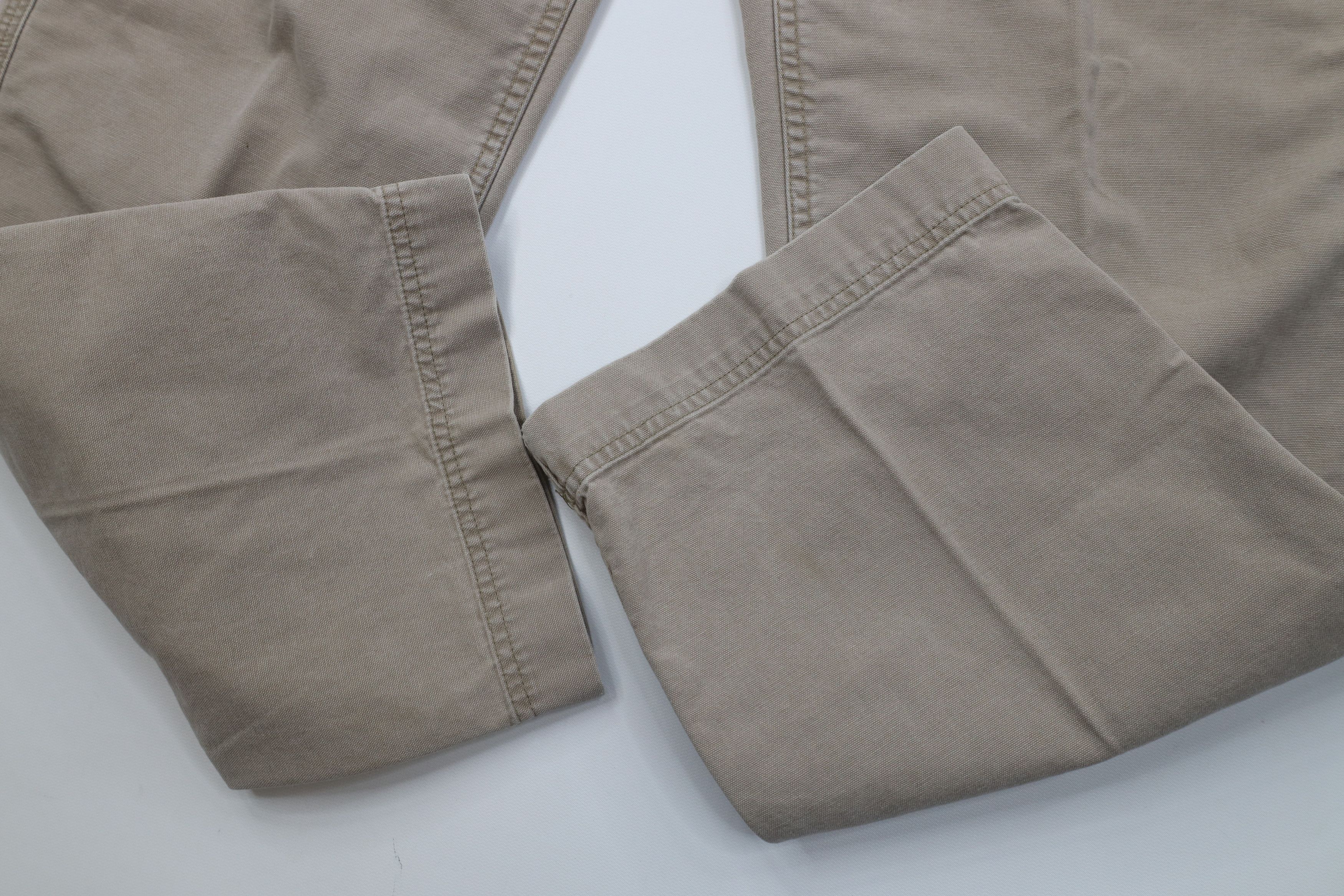 Eddie Bauer Vintage Y2K Eddie Bauer Knee Wide Leg Pants Canvas Beige Size US 32 / EU 48 - 7 Thumbnail