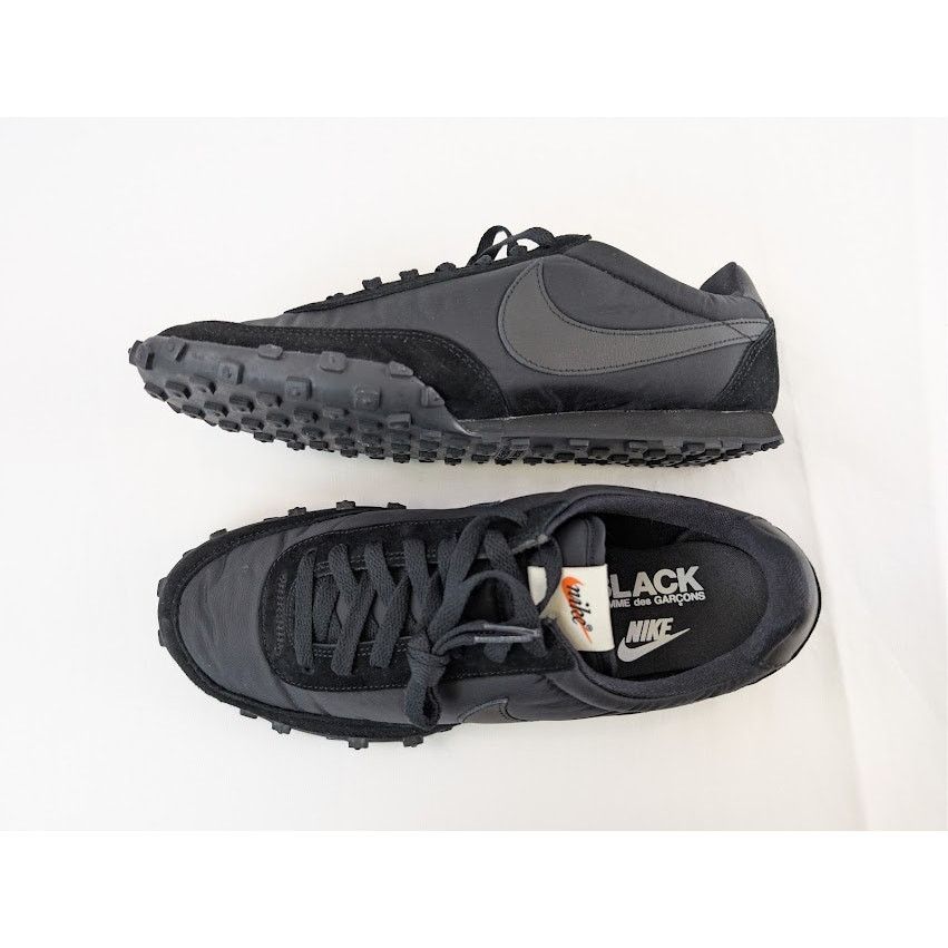 CDG by Comme des Garcons × Nike o1rshd1 Waffle Racer Low Top Sneaker in Black / White Size US 9.5 / EU 42-43 - 1 Thumbnail