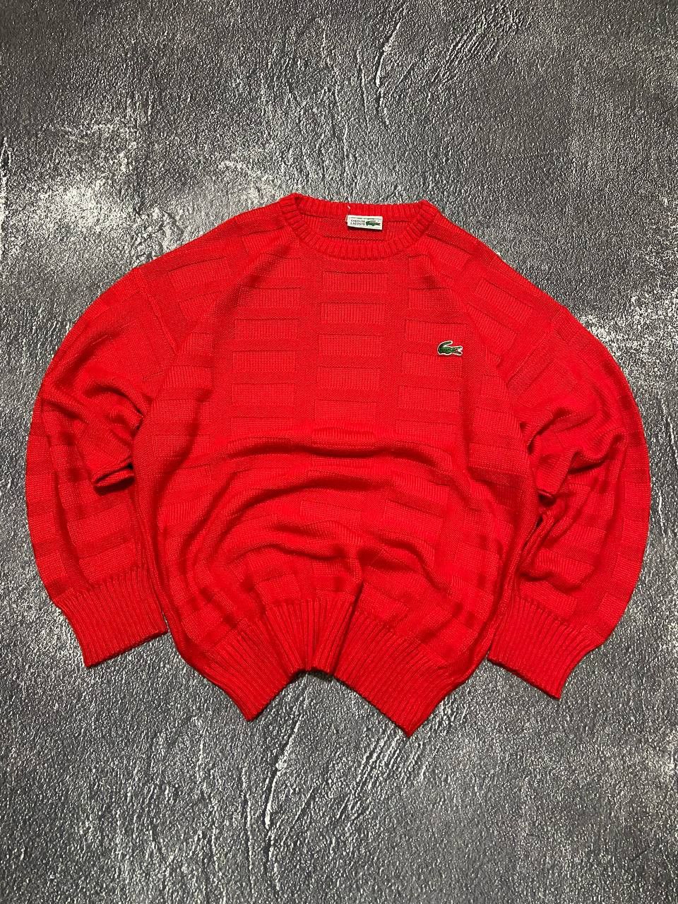 Lacoste Lacoste Runway FW19 - Asymmetrical Knit V-Neck Sweater  