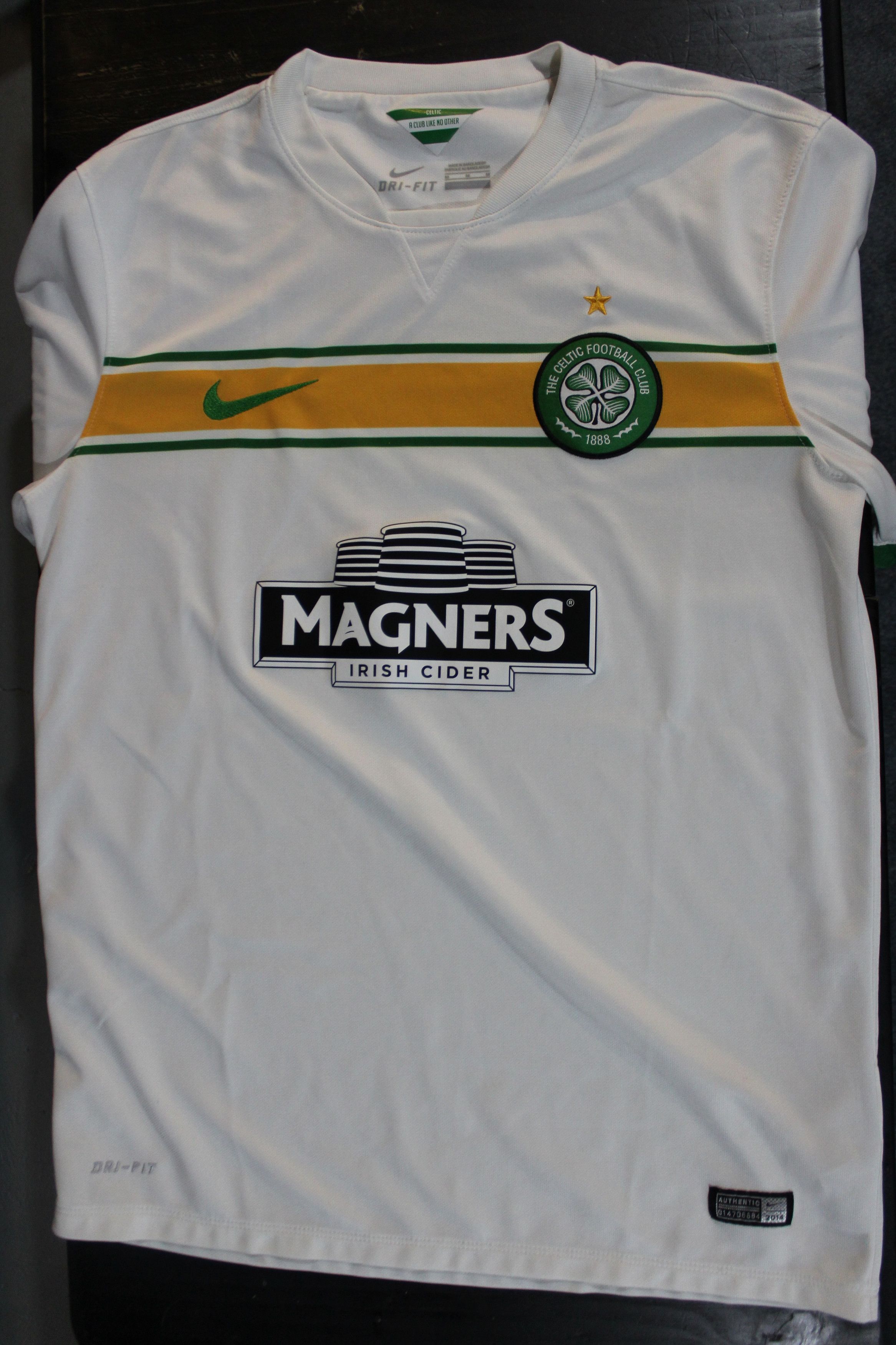 Nike GLASOW CELTIC FC 2014-2015 AWAY & THIRD SOCCER JERSEY Size US M / EU 48-50 / 2 - 1 Preview