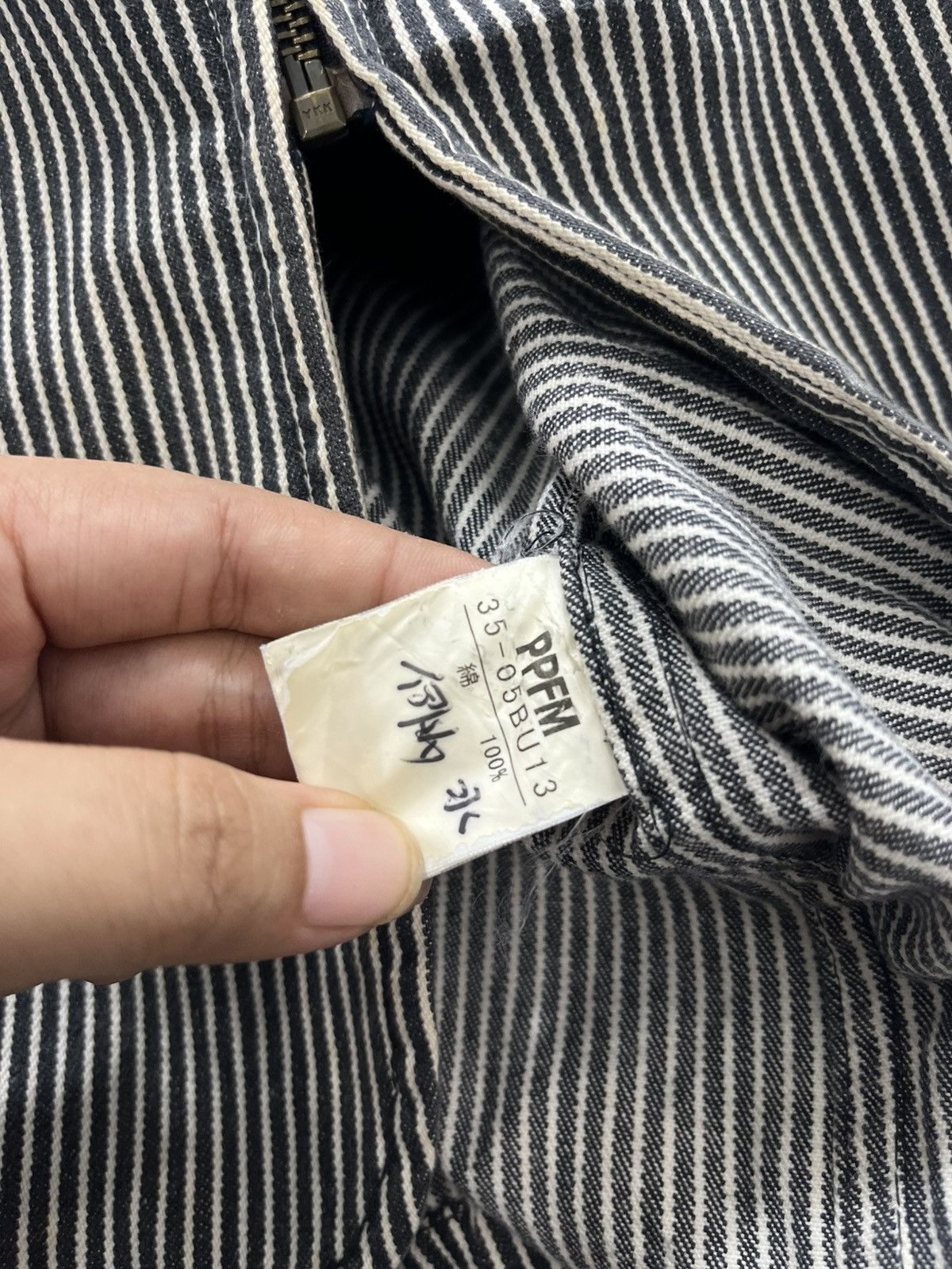 PPFM PPFM Stripe Button Up Zip Nice Design Size US M / EU 48-50 / 2 - 7 Thumbnail