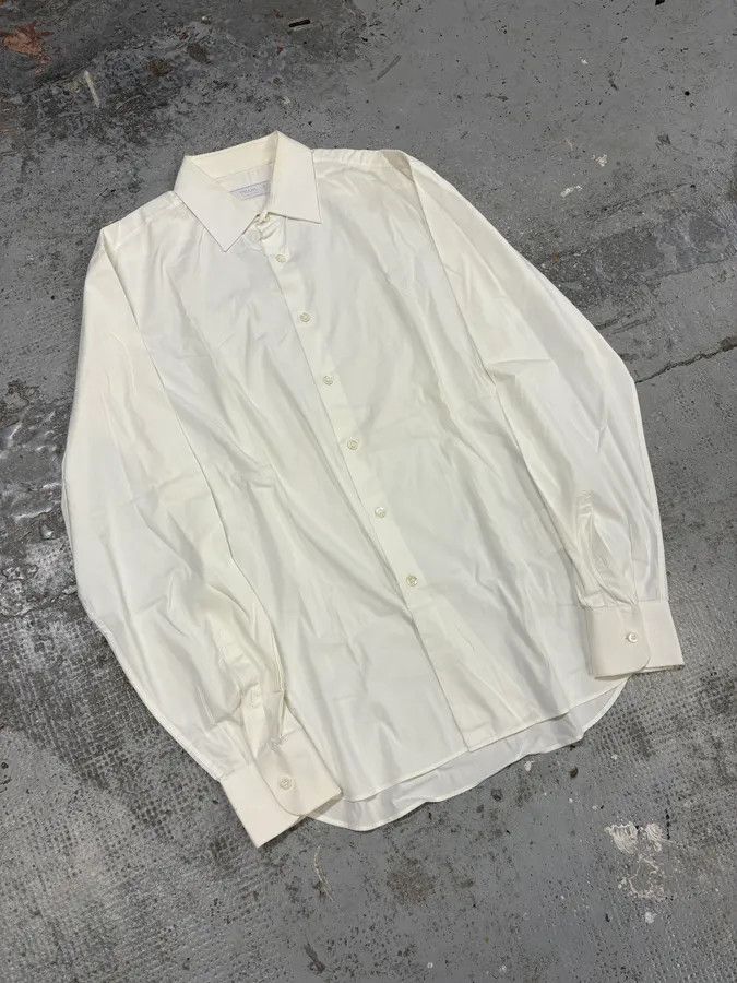 Prada SS2009 Prada White Minimalist Shirt Size US L / EU 52-54 / 3 - 4 Thumbnail