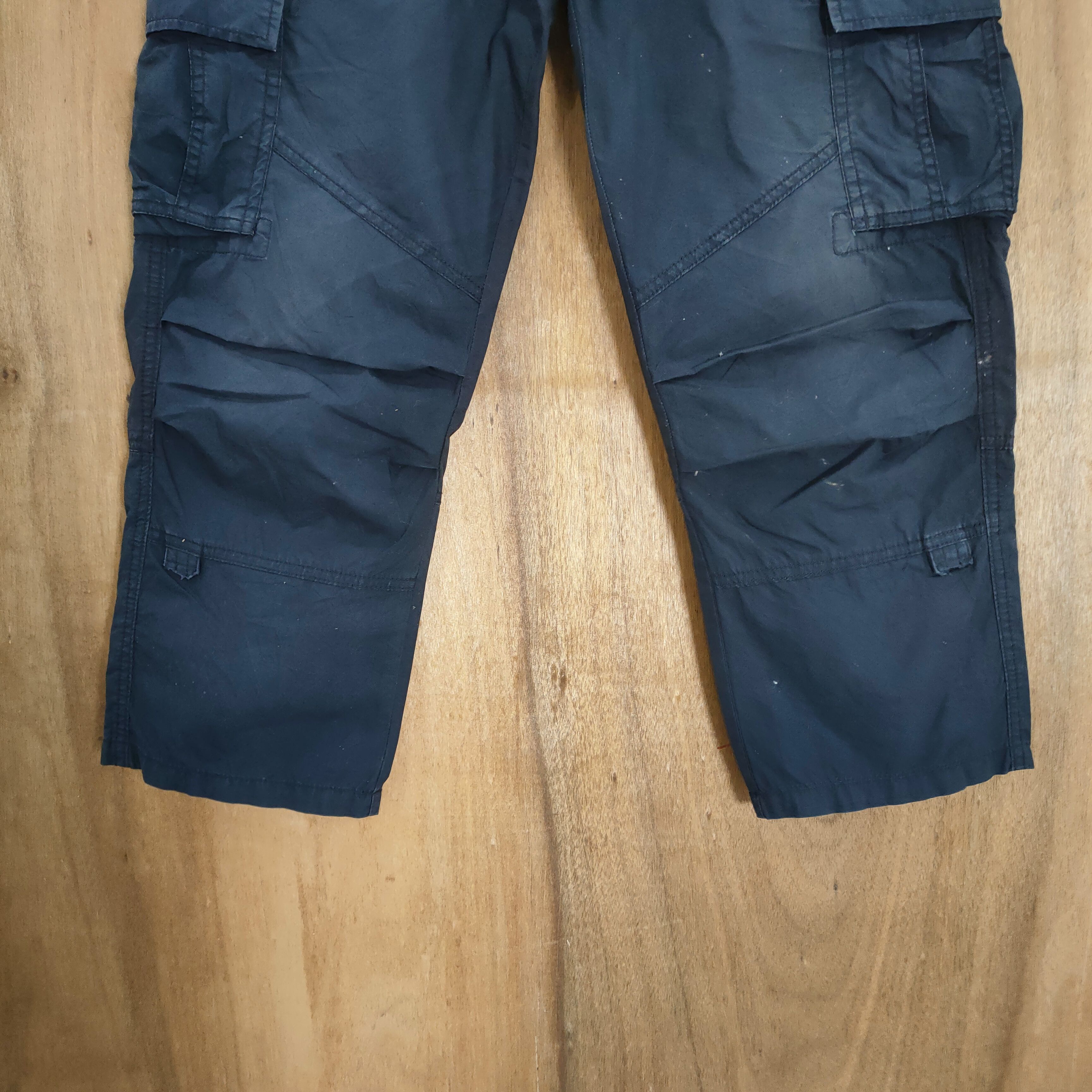 Japanese Brand BARCEDOS BLACK MULTIPOCKET CARGO PANTS Size US 32 / EU 48 - 3 Thumbnail