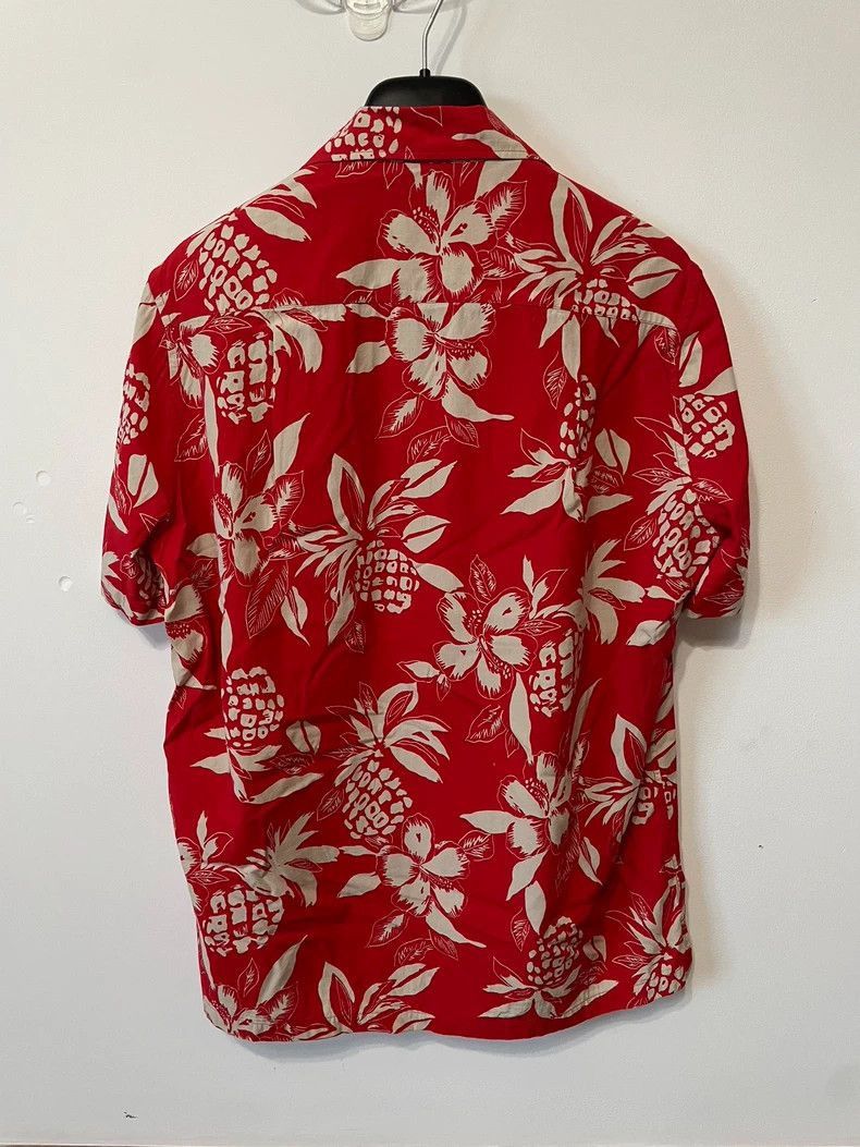 Other Saint Laurent Paris Saint Laurent Red Floral Short Sleeve Size US S / EU 44-46 / 1 - 3 Thumbnail
