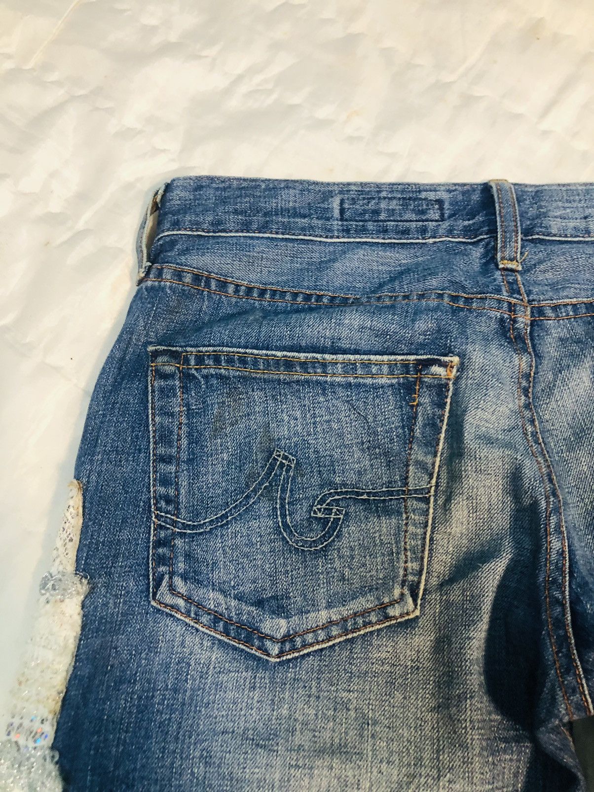 AG Adriano Goldschmied Distressed Denim Adriano Goldschmied Jeans MadeInUsa (3) Size 32" / US 10 / IT 46 - 24 Thumbnail
