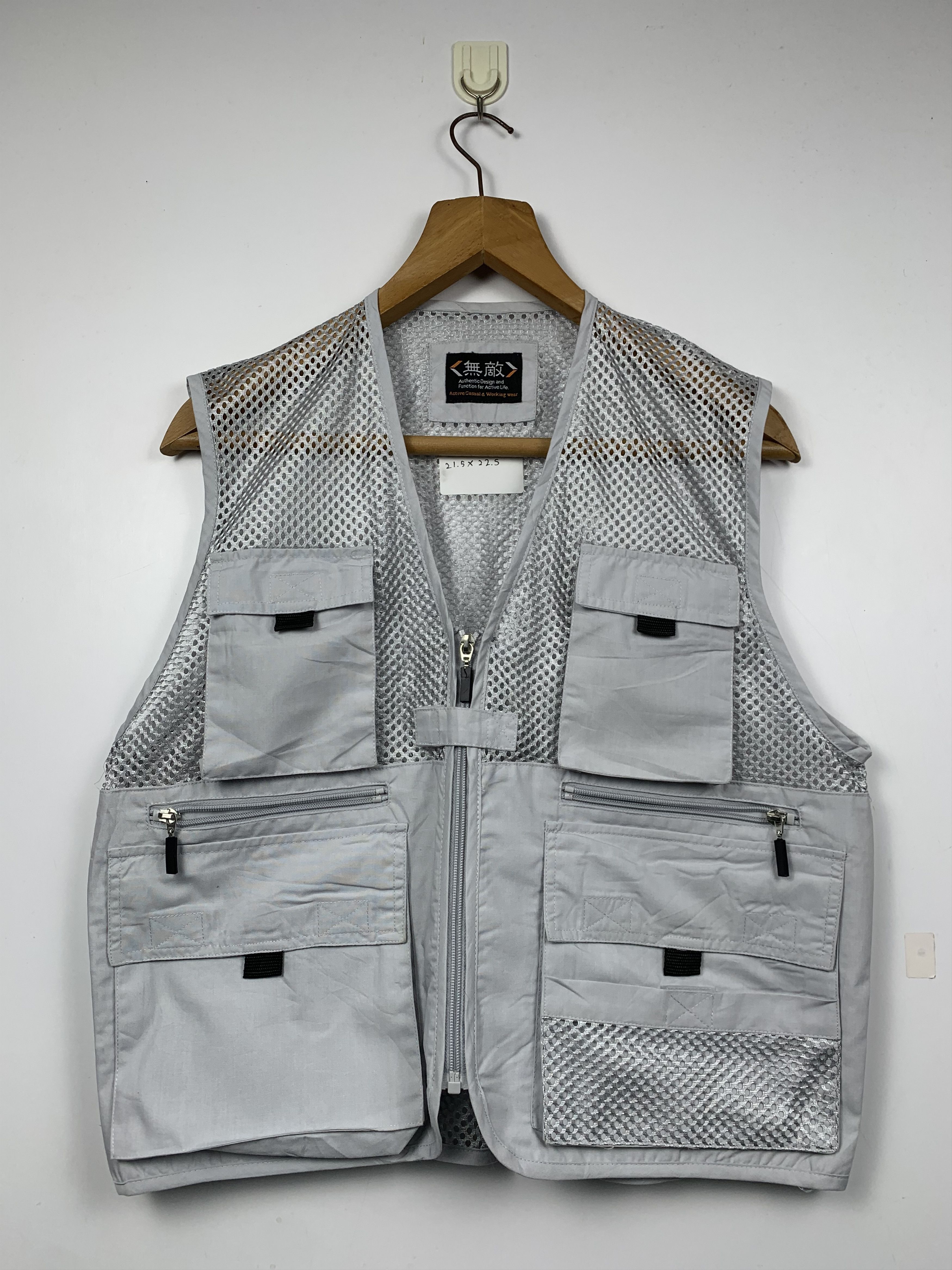 Vintage Vintage Japanese Brand Tactical Multipocket Fishing Vest