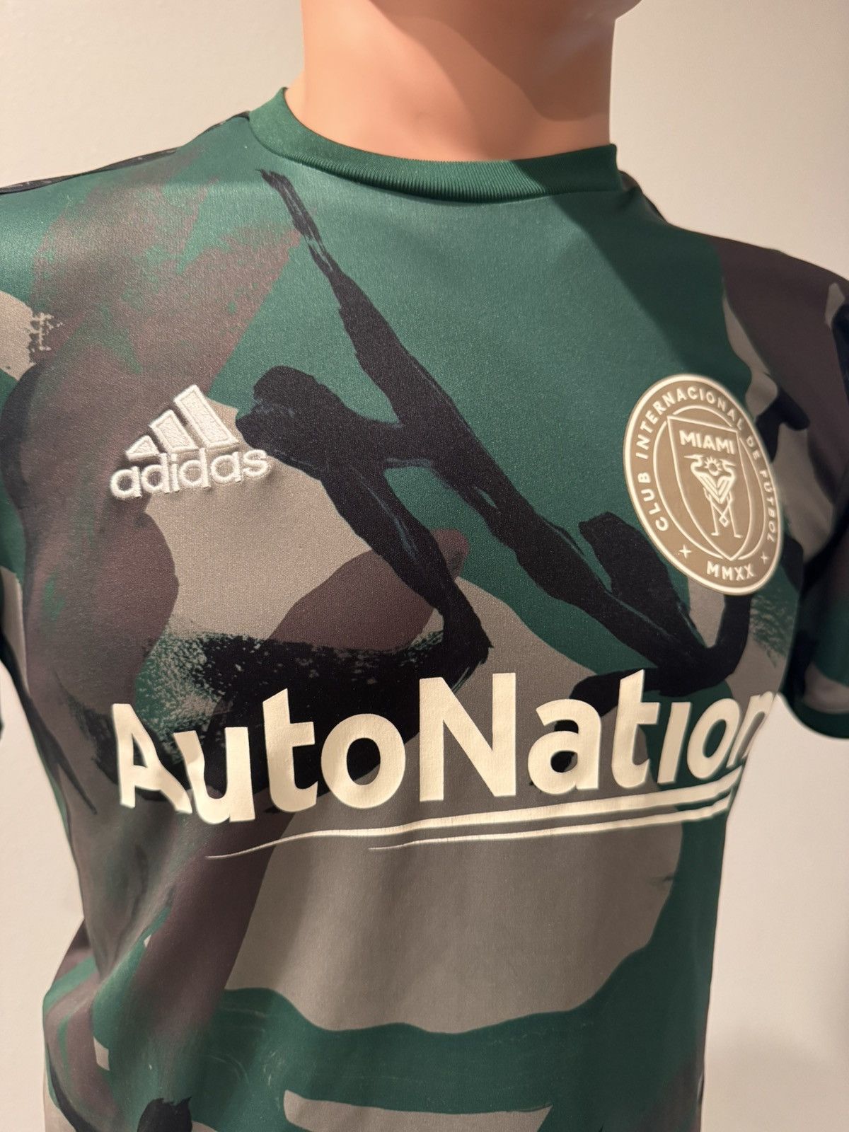 Adidas Adidas Inter Miami CF Camo Pre-Match Jersey Size US M / EU 48-50 / 2 - 2 Thumbnail