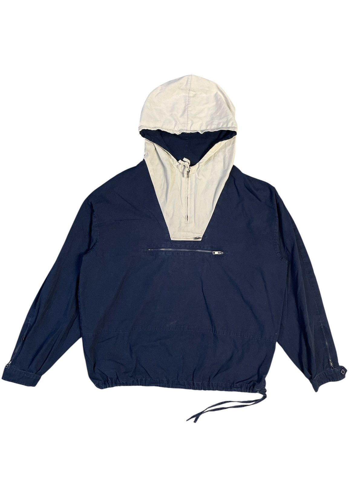 VINTAGE J Crew Jacket Mens Anorak 1/2 Zip