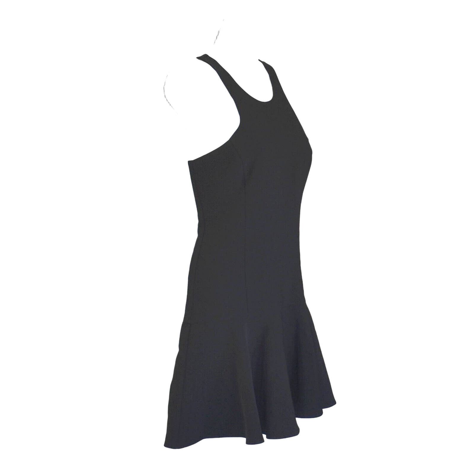 Amanda Uprichard AMANDA UPRICHARD Black Fit & Flare Mini Dress Size P $185 Size S / US 4 / IT 40 - 2 Thumbnail