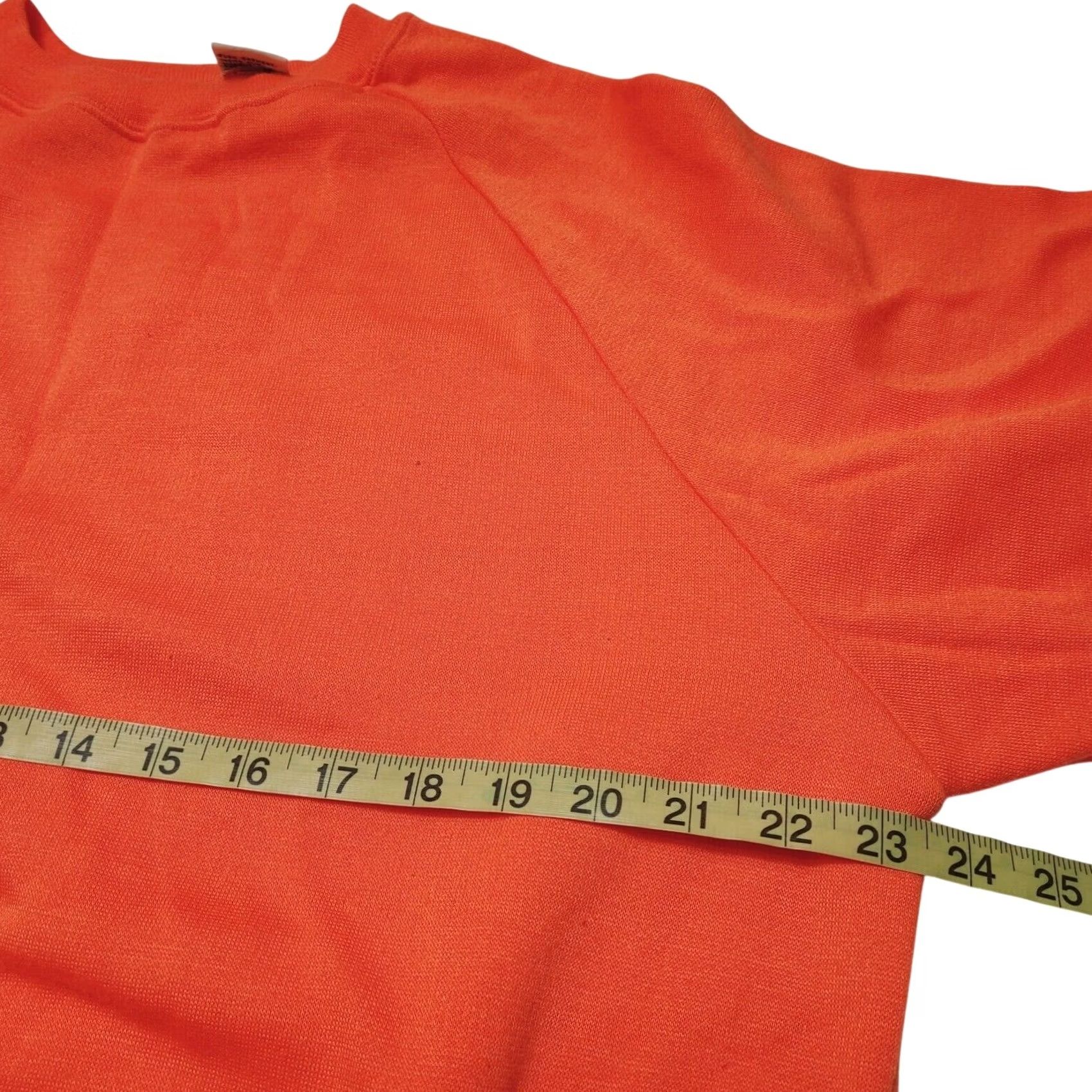 Vintage VINTAGE Duck Bay Hunting Orange Sweatsuit Outfit/Set Men's L/M Acrylic Blank 90's Orange Sweatshirt Pants size Large Medium Mens Size US 33 - 4 Thumbnail