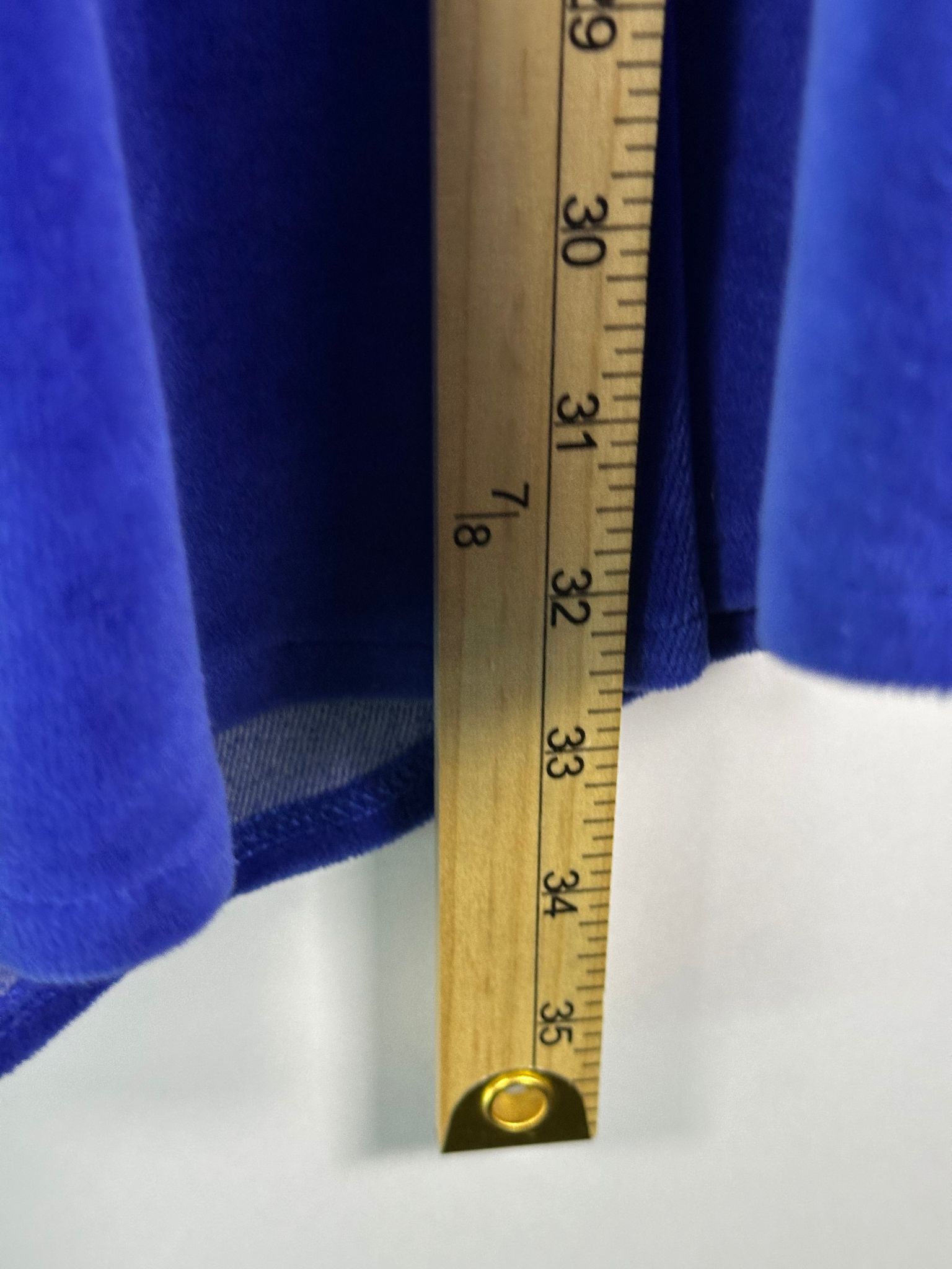 Other Forenza Shirt Womens XL Velour Button Up Long Sleeve Royal Size XL / US 12-14 / IT 48-50 - 5 Thumbnail