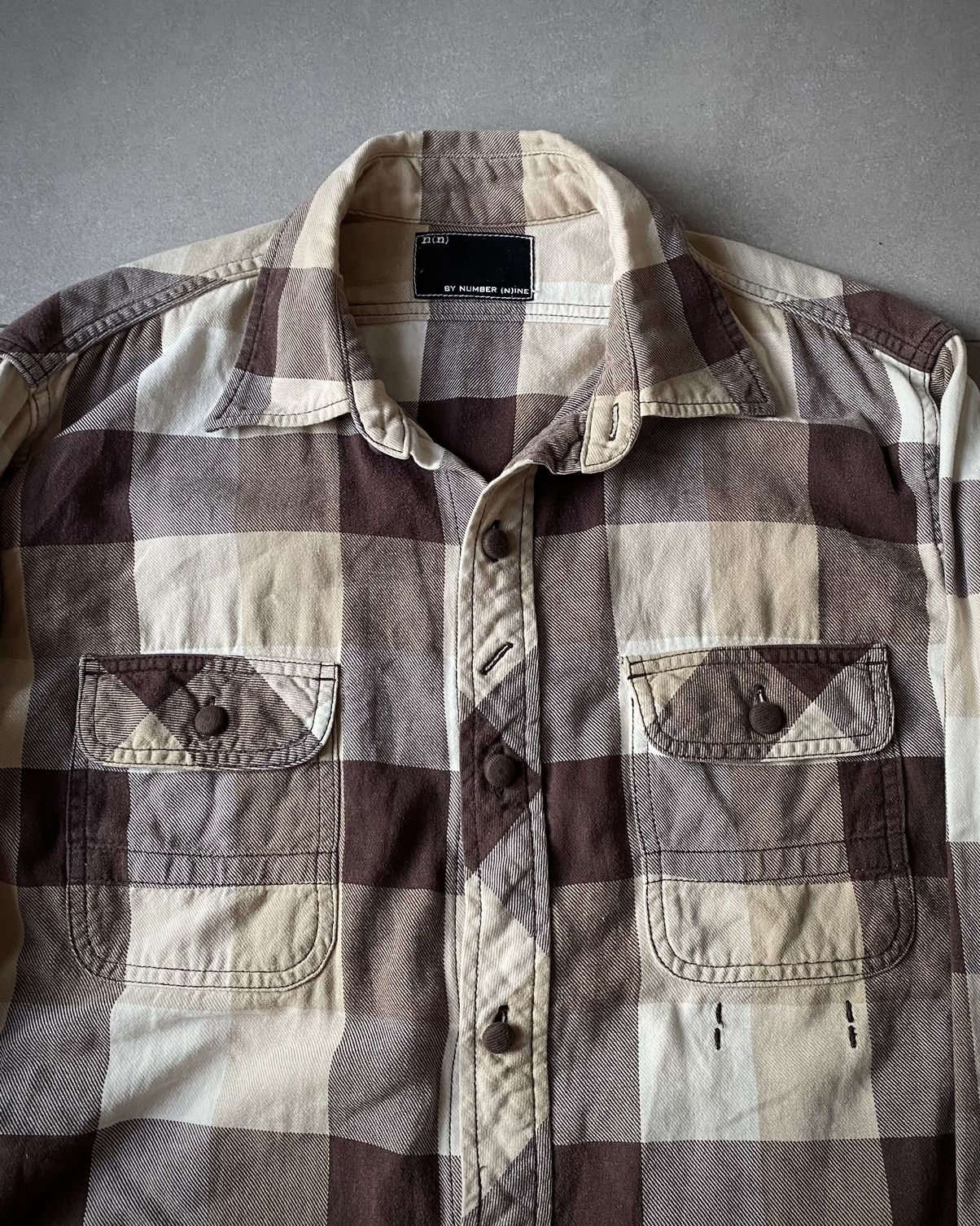 Number (N)ine Number (N)ine Checkered Flannel Shirt Size US L / EU 52-54 / 3 - 3 Thumbnail