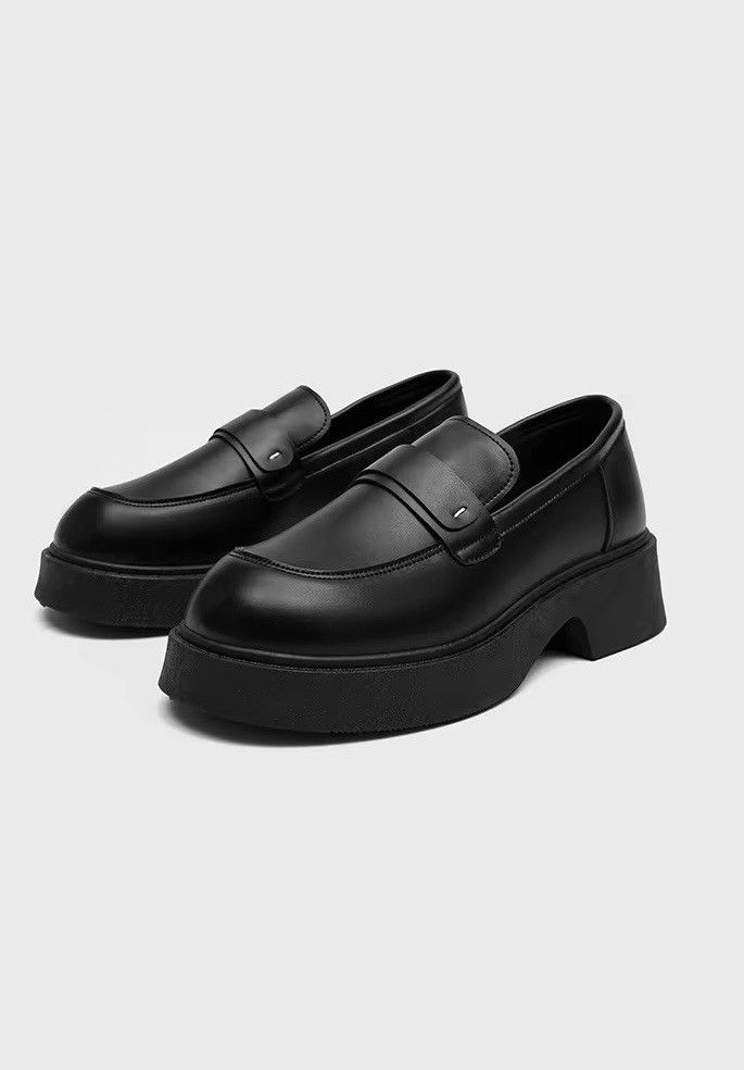 Other Casual British Style Platform Loafers PU Leather Boots Size US 9 / EU 42 - 4 Thumbnail