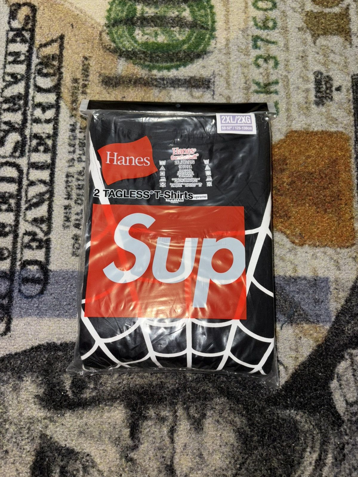 Hanes × Supreme Supreme Hanes Spider-Man Tees (2 Pack) Size US XXL / EU 58 / 5 - 1 Thumbnail