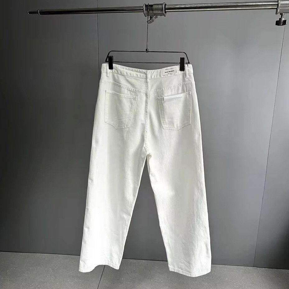 Designer × Vintage Streetwear Baggy Straight Hole Distressed Jeans Size US 34 / EU 50 - 7 Thumbnail