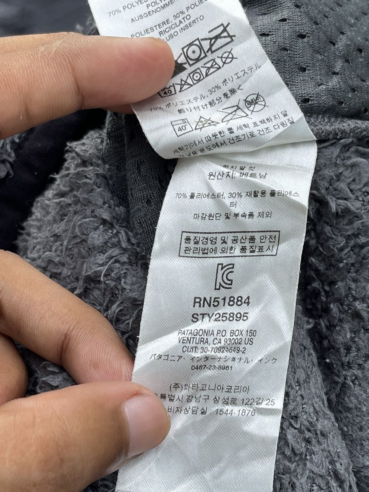 Patagonia × Vintage 🔥 Patagonia Men's Fleece Pocket Tee Size US M / EU 48-50 / 2 - 11 Thumbnail