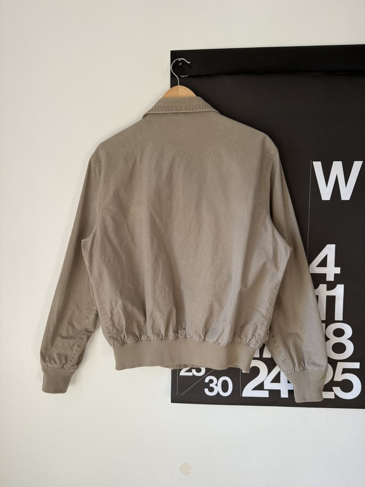 L.L. Bean × Vintage 80s Vintage Field Bomber Jacket Sage Khaki Cotton/Nylon USA Size US M / EU 48-50 / 2 - 7 Thumbnail