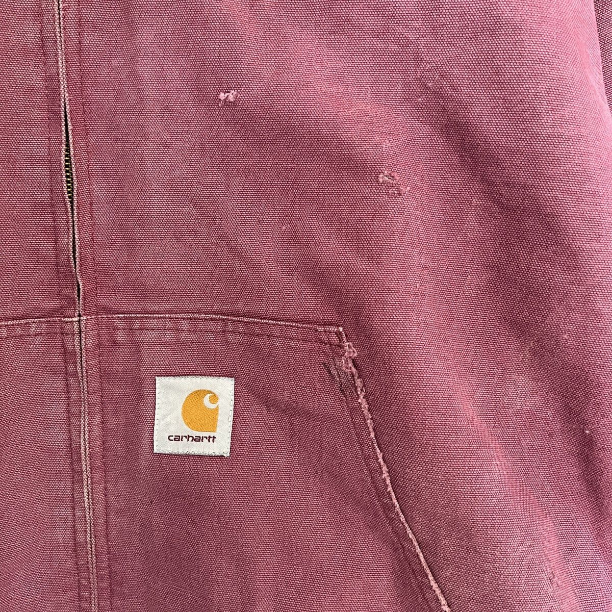 Carhartt Vintage Carhartt Hooded Active Jacket Pink Size US XL / EU 56 / 4 - 10 Thumbnail
