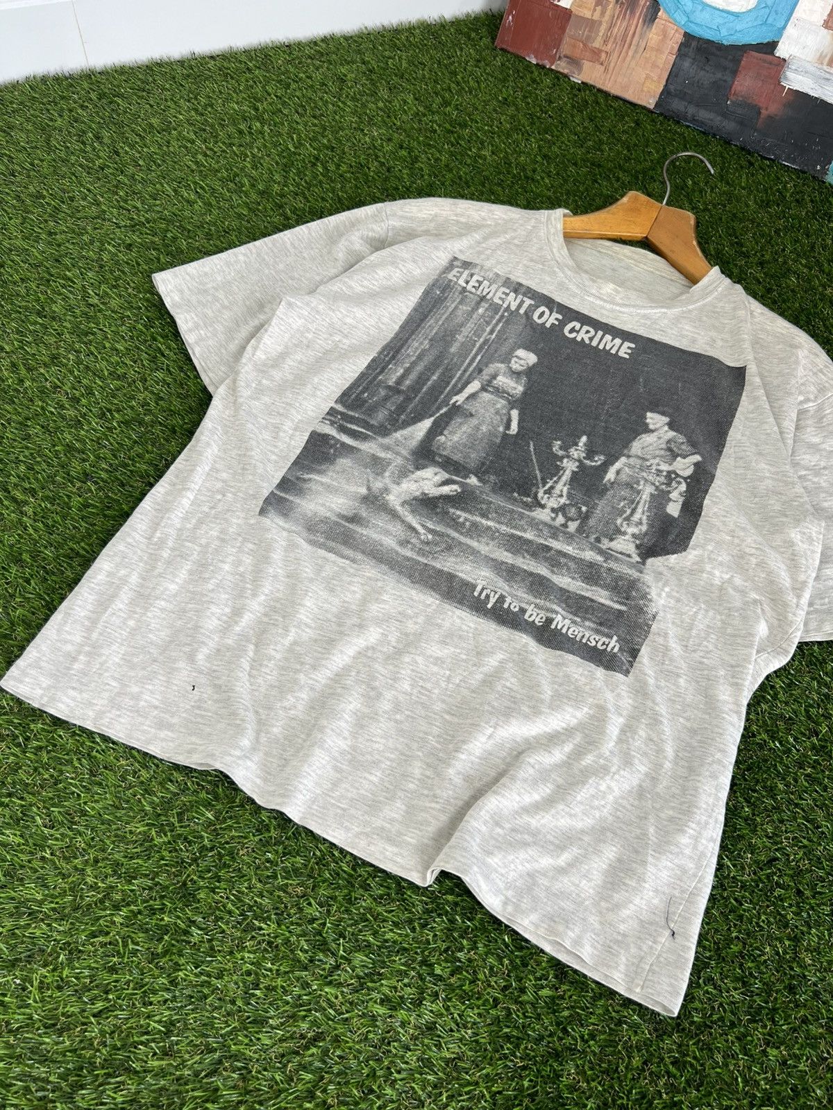 Vintage Vintage 90s Band Tshirt Element Of Crime Rare 80s 90d grunge Size US XL / EU 56 / 4 - 4 Thumbnail
