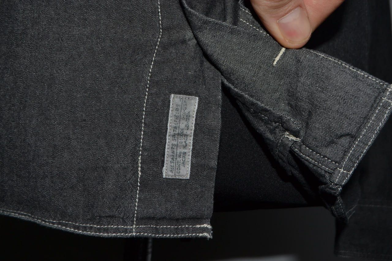 Allsaints All Saints Dye Cotton Wash Chambray Hooded Shirt Size M Size US M / EU 48-50 / 2 - 10 Thumbnail