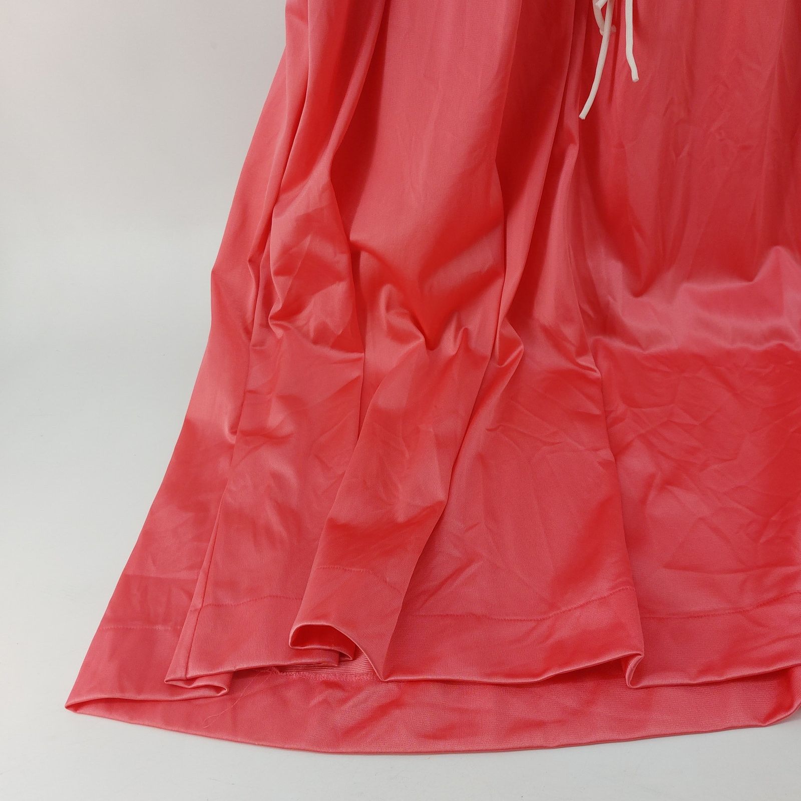 Vintage Vintage Coral Robe Long Drawstring Glam Elegant Wing Sleeves Size S / US 4 / IT 40 - 8 Thumbnail
