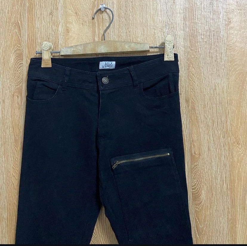 If Six Was Nine × Le Grande Bleu (L.G.B.) Vtg Punk Y2k Pant Size US 28 / EU 44 - 2 Thumbnail