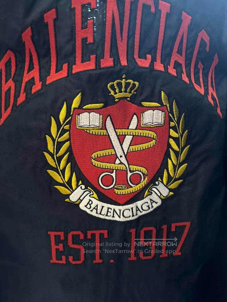 Balenciaga Balenciaga Embroidered Wheat Logo Long Sleeve Shirt Jacket Size XS / US 0-2 / IT 36-38 - 6 Thumbnail