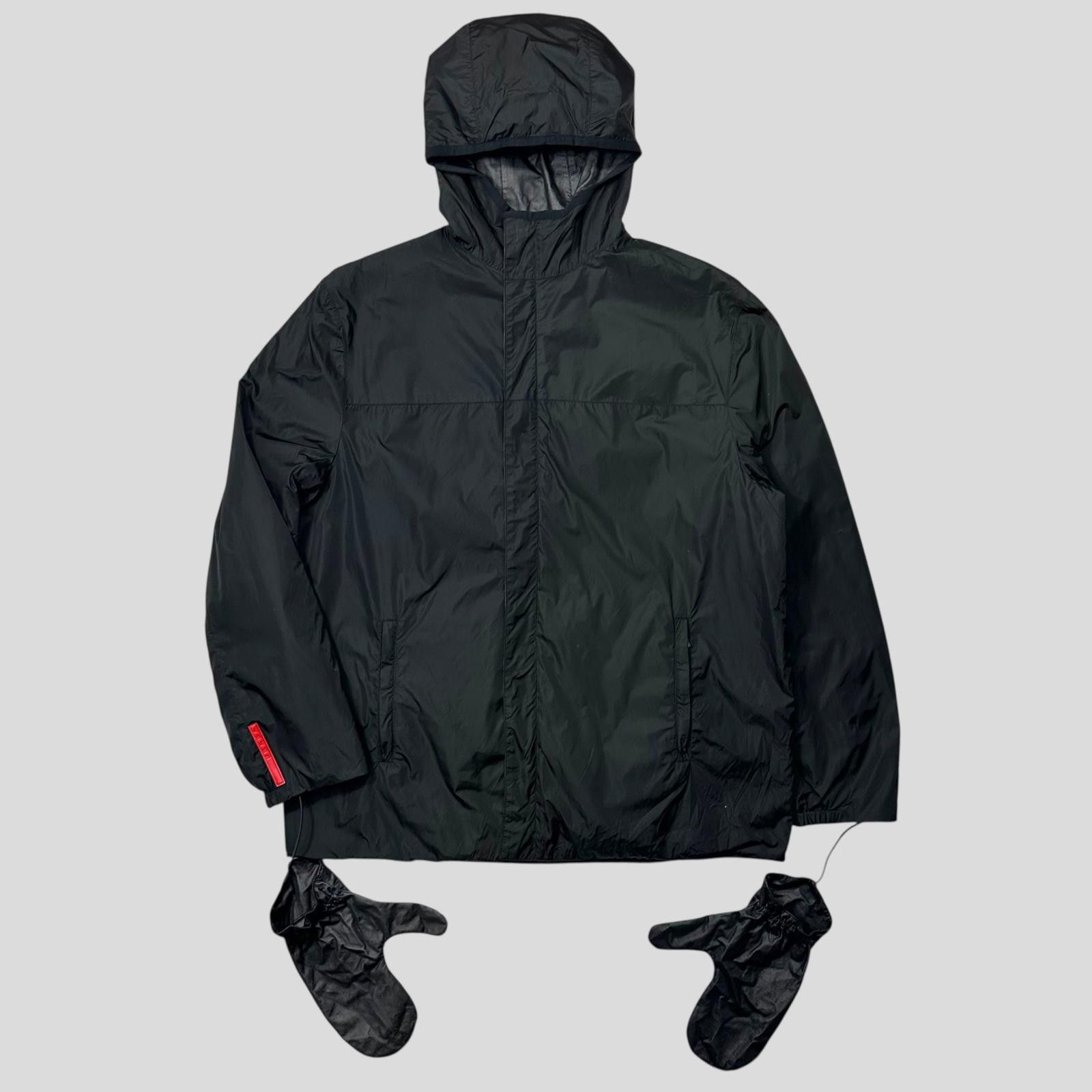 Prada Prada Sport 1999 Hydrophobic Taped Reversible Glove Jacket L Size US L / EU 52-54 / 3 - 6 Thumbnail