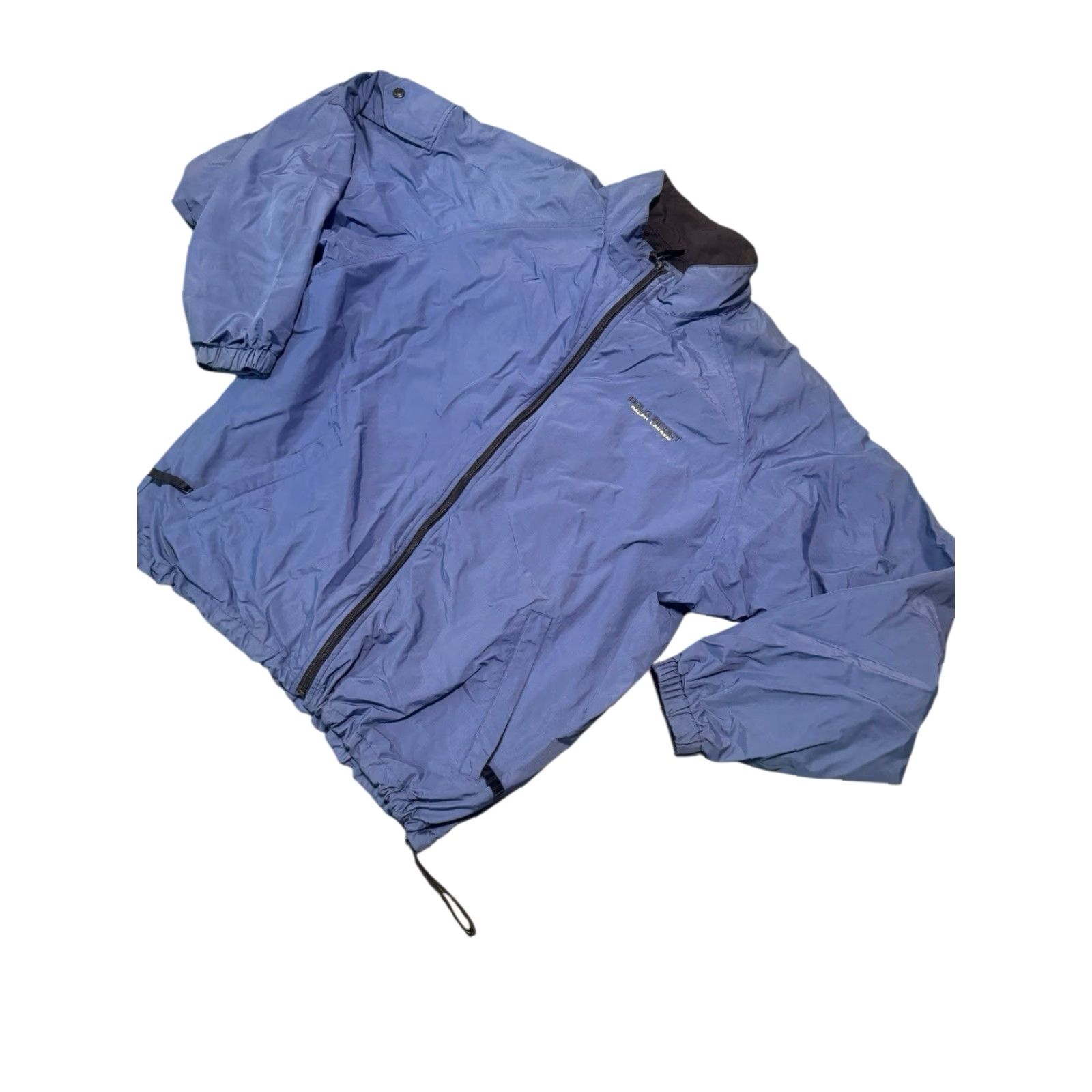 Nike VINTAGE Polo Ralph Lauren Sport Windbreaker Jacket Mens XL Blue Full Zip 90s Size US XL / EU 56 / 4 - 4 Thumbnail