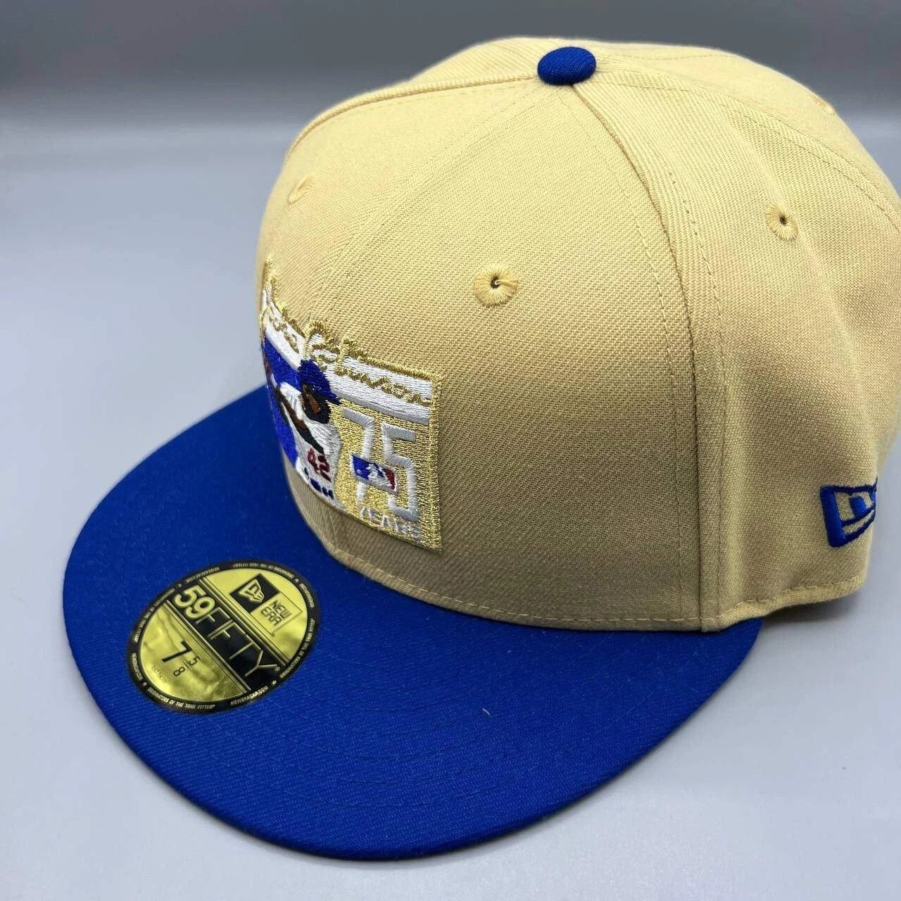 New Era Jackie Robinson #42 Dodgers Hat Men 7 5/8 MLB Fitted Cap Size ONE SIZE - 5 Thumbnail