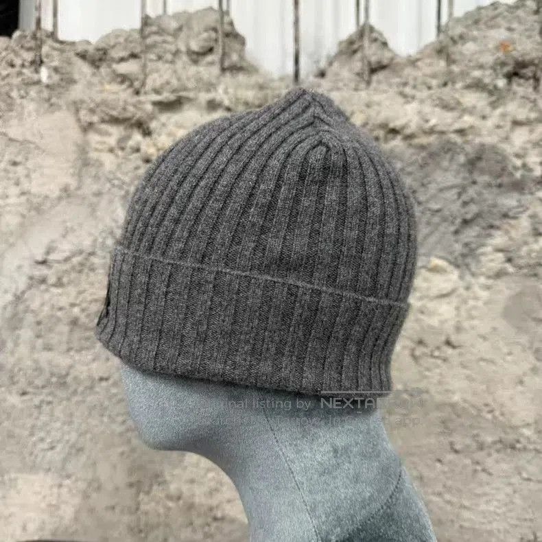 Chrome Hearts Chrome Hearts Gray Knit Cross Patch Beanie. Size ONE SIZE - 2 Thumbnail