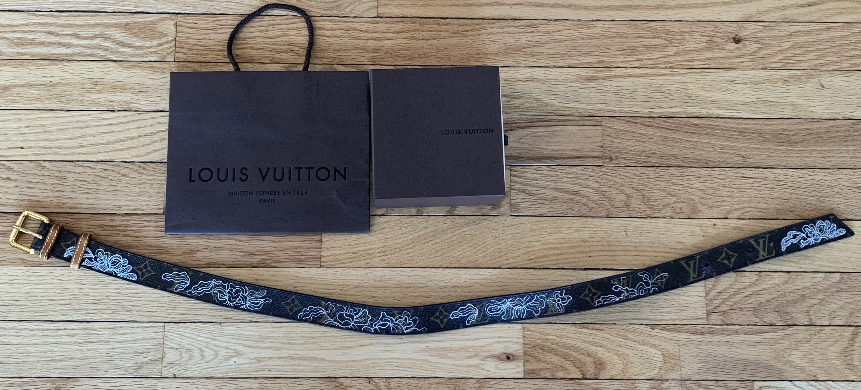 Louis Vuitton S/S 2007 Louis Vuitton Dentelle Monogram Belt + Accessories Size 28 - 11 Thumbnail
