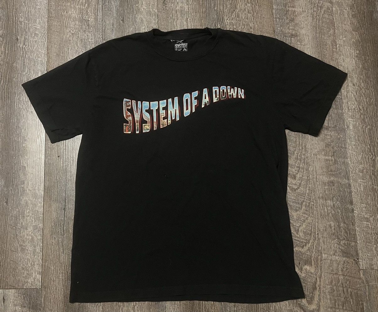 System SYSTEM OF A DOWN Golden Gate Park Concert Shirt Size Large Size US L / EU 52-54 / 3 - 1 Thumbnail