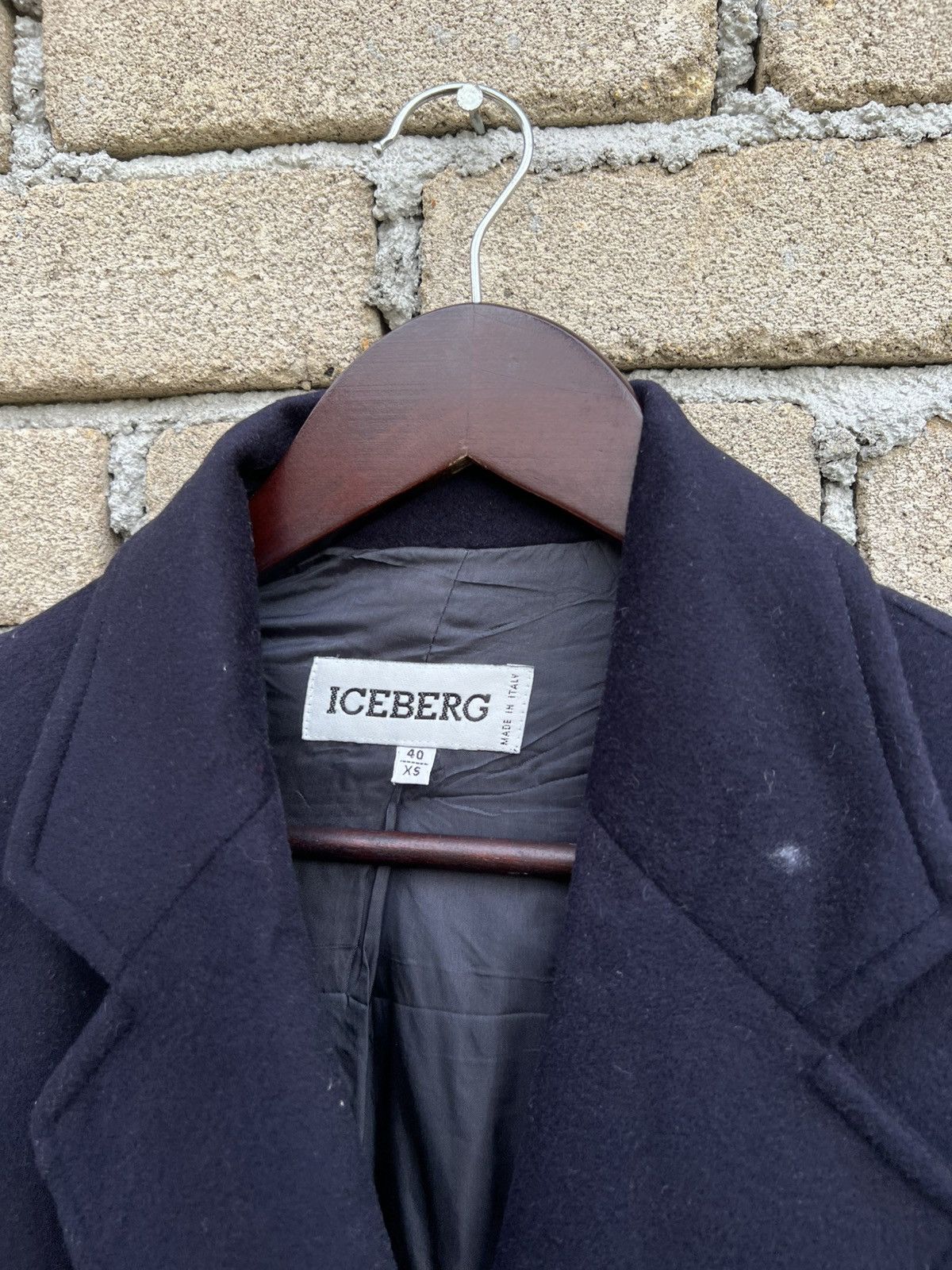 Iceberg Iceberg Wool Coats Double Collar Size S / US 4 / IT 40 - 6 Thumbnail