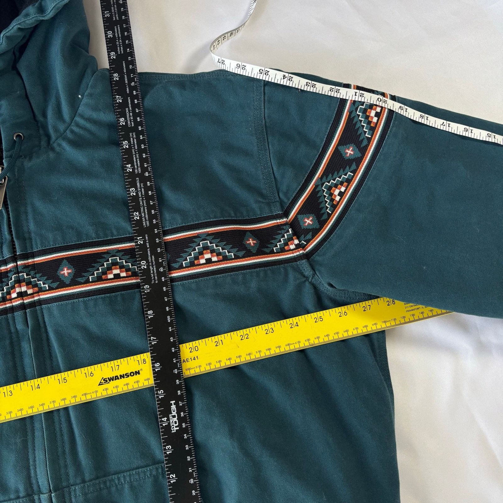 Carhartt Carhartt Bethany Yellowtail Teal Native Pattern Jacket L Size US L / EU 52-54 / 3 - 6 Thumbnail