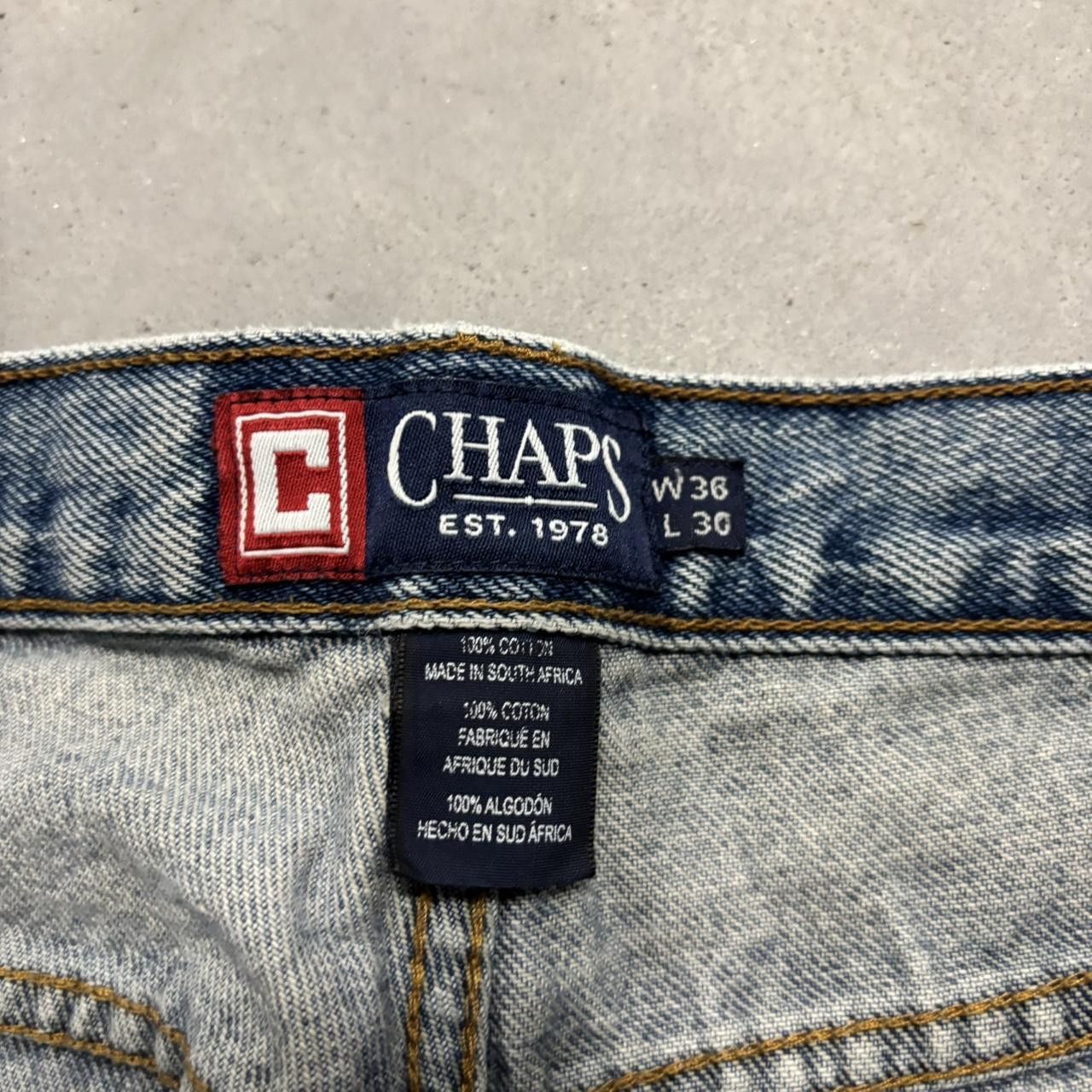 Japanese Brand × Vintage Crazy Vintage Y2K/2000s Baggy Grunge Light Wash Denim Jeans! Size US 34 / EU 50 - 8 Thumbnail