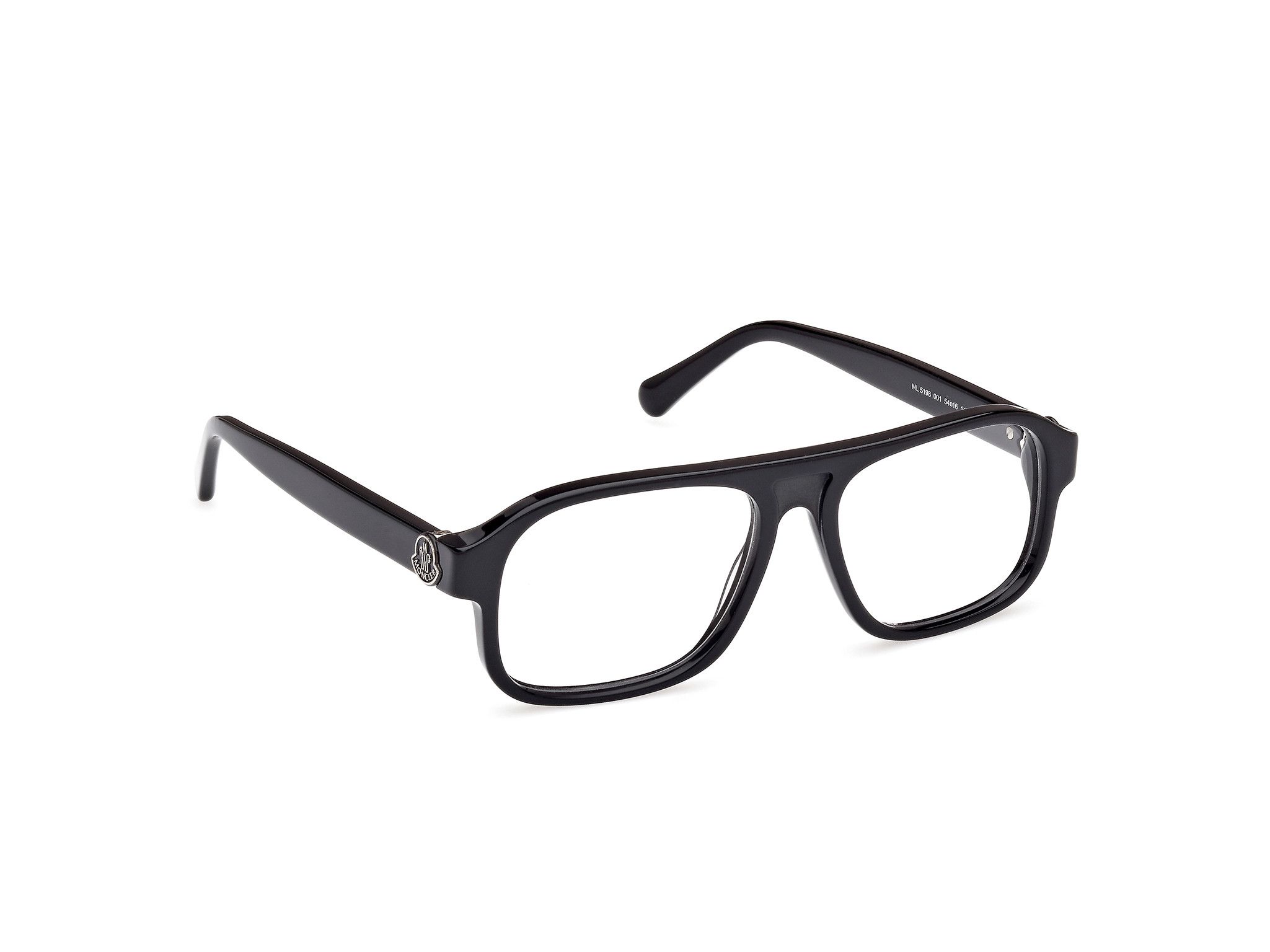Moncler o1y0225 Size : OS / 54 mm Eyeglass Frame in Black Size ONE SIZE - 8 Thumbnail
