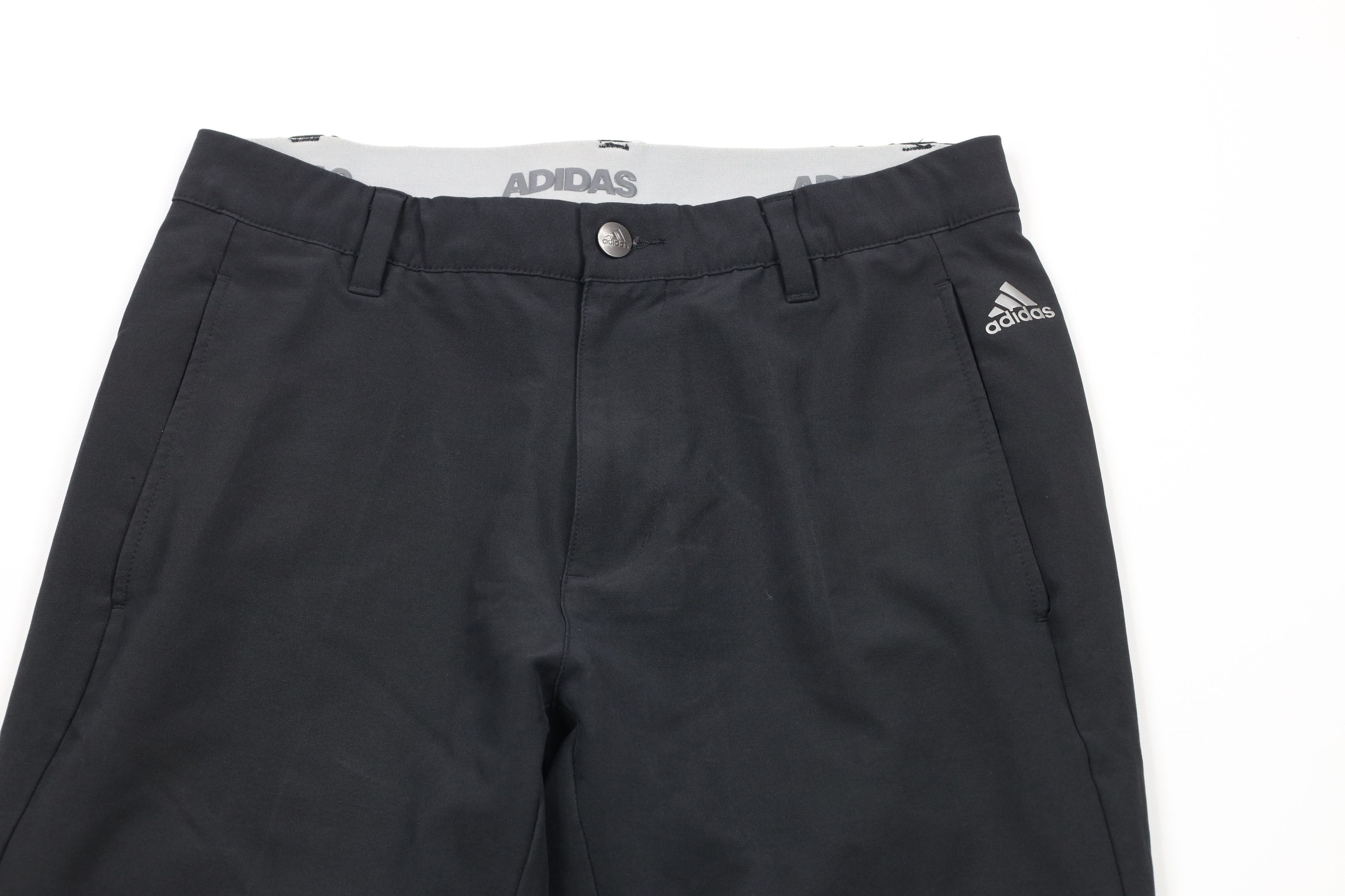 Adidas × Vintage Adidas Golf Out Stretch Flat Front Golfing Chino Pants Black Size US 30 / EU 46 - 2 Thumbnail