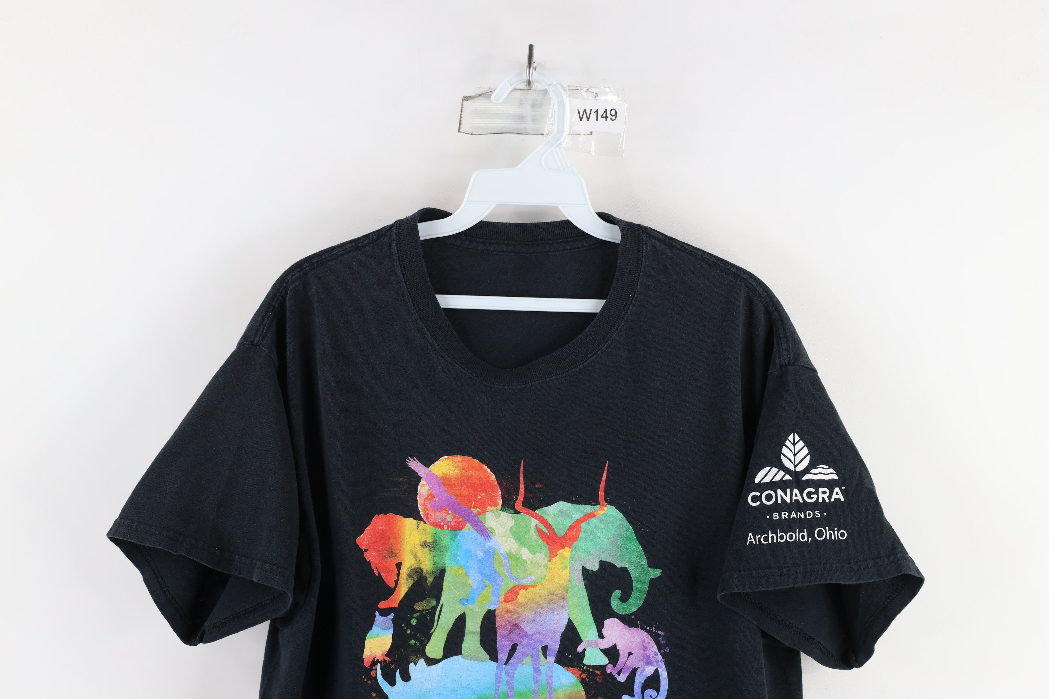 Vintage Vintage Streetwear Animal Earth Day Short Sleeve T-Shirt Size US L / EU 52-54 / 3 - 2 Thumbnail