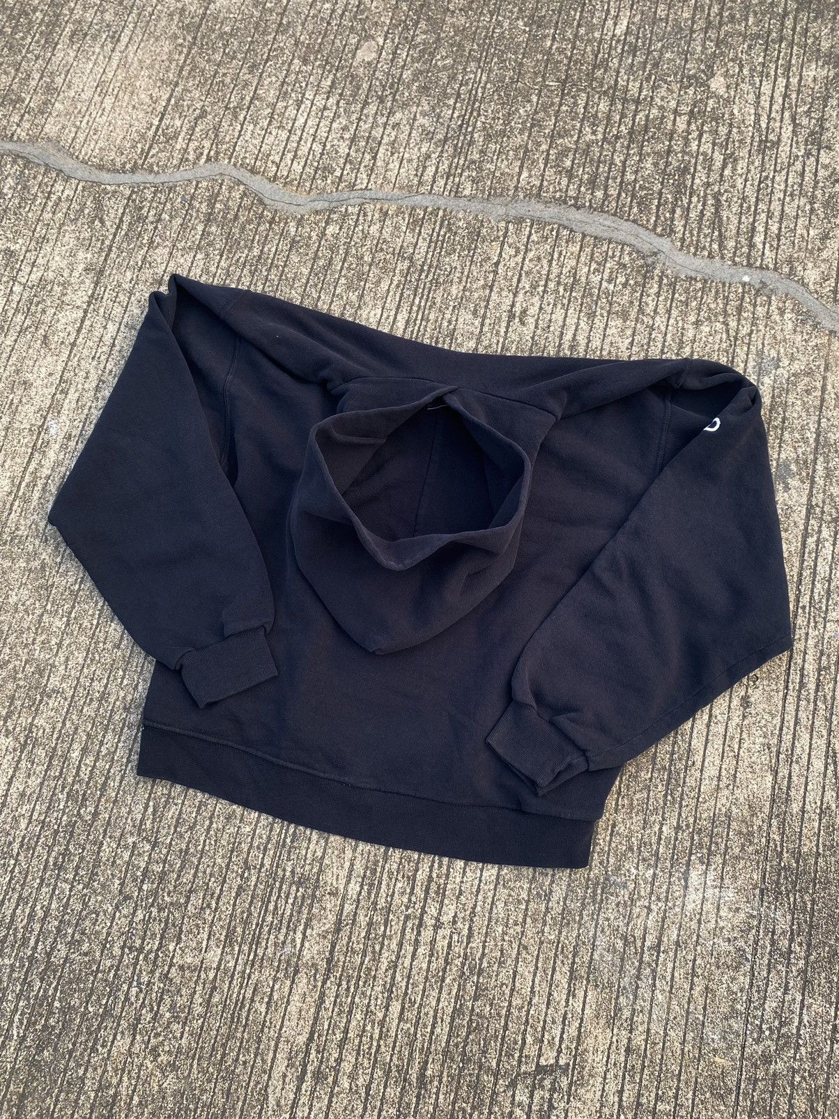 Russell Athletic × Vintage Vintage Black Russell Athletic Hoodie Size US S / EU 44-46 / 1 - 9 Thumbnail
