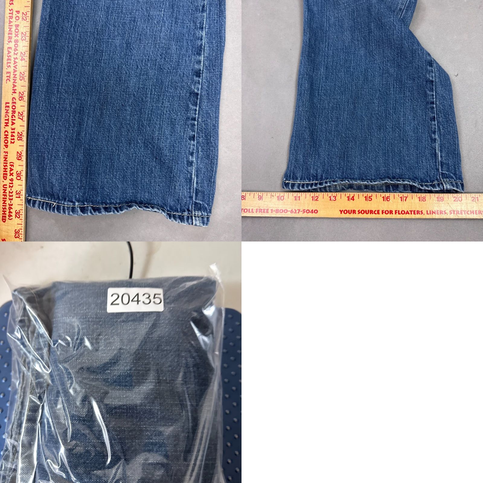 Levi's Levi's 527 Jeans Mens 36x30 Blue Bootcut 5-Pocket Denim Regular Waist 30 Inseam Western Cowboy Visible Faded Washed Out Vintage: No Size US 36 / EU 52 - 10 Thumbnail